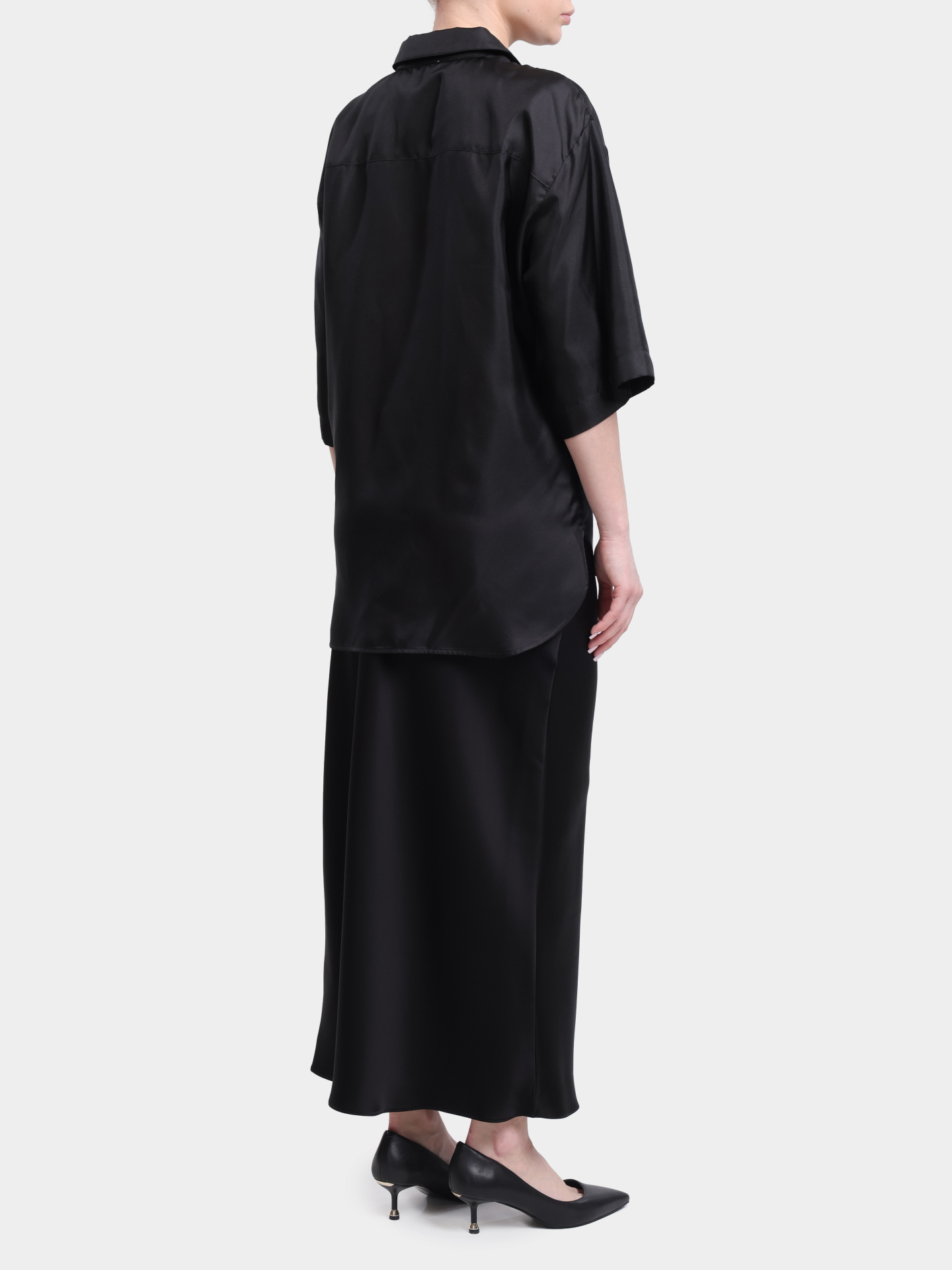 Юбка Marella MLLARCELLA 006 черная женская свободного кроя с высокой посадкой — купить в интернет-магазине Verdistore