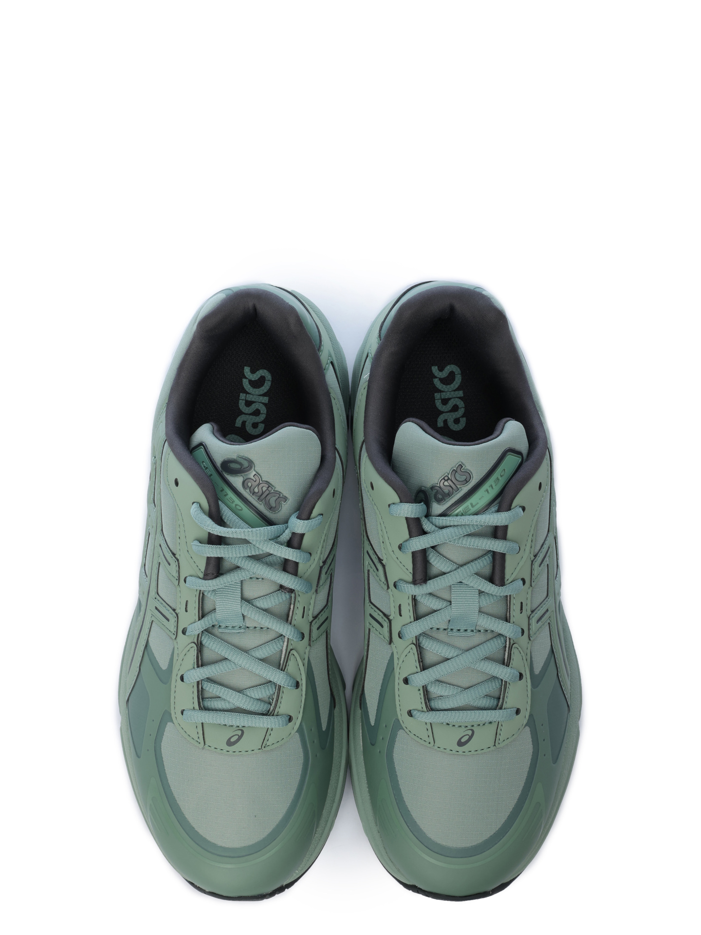 Кроссовки Asics 1203A413 021 зеленые мужские с текстильными вставками — купить в интернет-магазине Verdistore