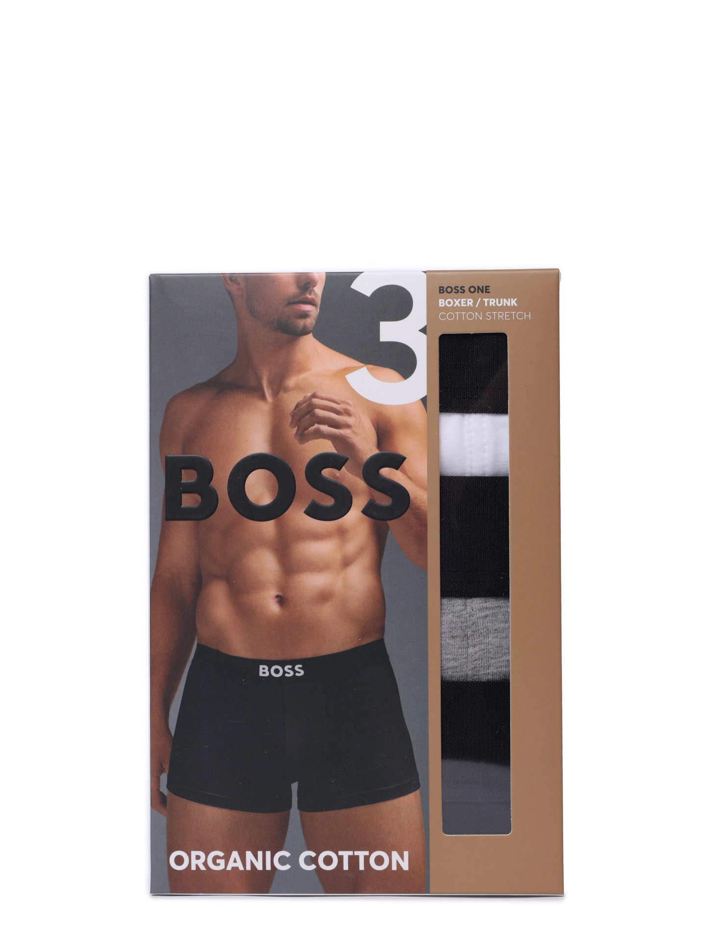 Трусы комплект Boss 50544263 999 хлопковые мужские с логотипом — купить в интернет-магазине Verdistore