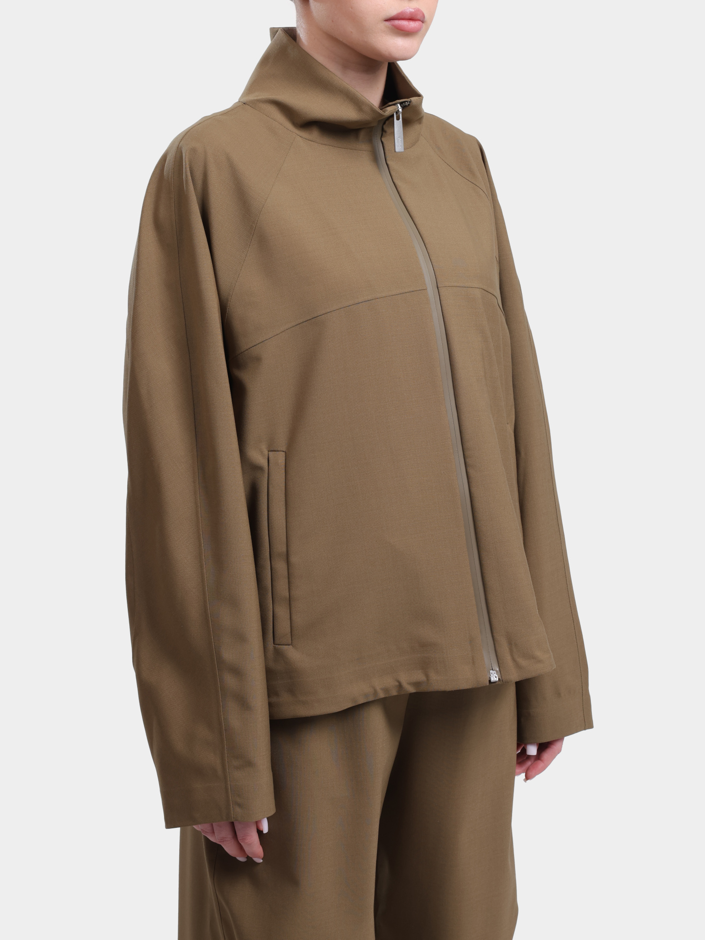 Мастерка Herno Laminar GI00146DL 12847 7305 хаки женская — купить в интернет-магазине Verdistore