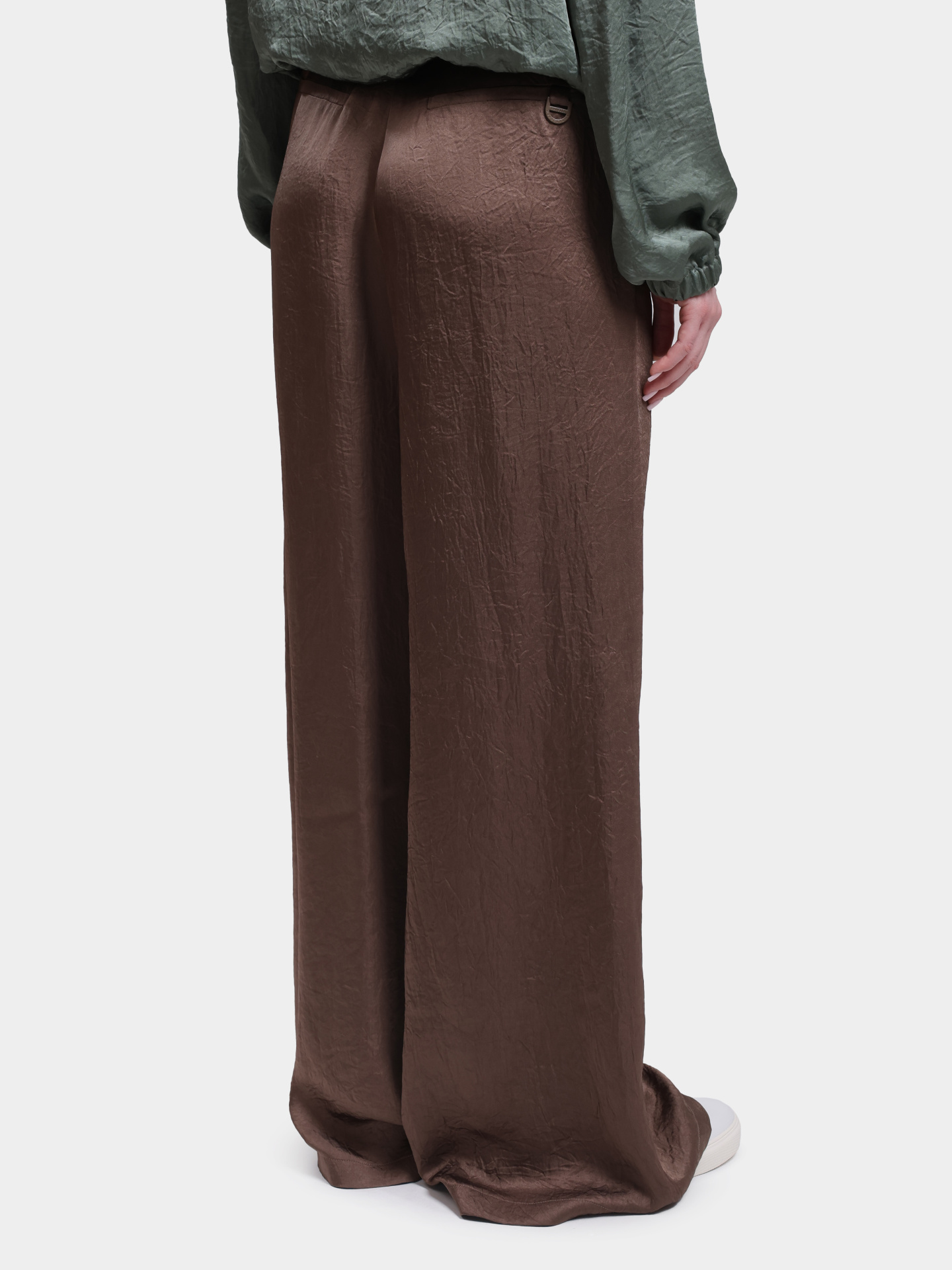 Брюки MARELLA MLMFORMATO 001 коричневые женские — купить в интернет-магазине Verdistore