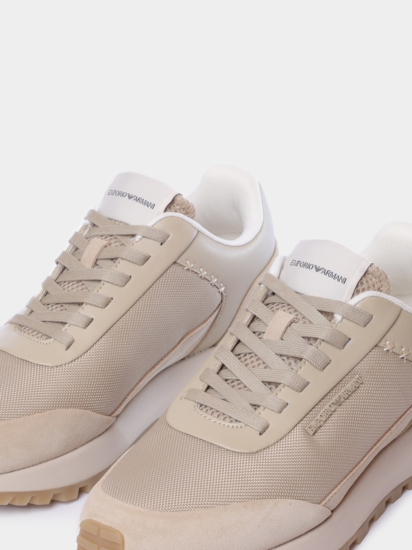 Кроссовки Emporio Armani EM004839 AF24321 M1359 комбинированные мужские — купить в интернет-магазине Verdistore