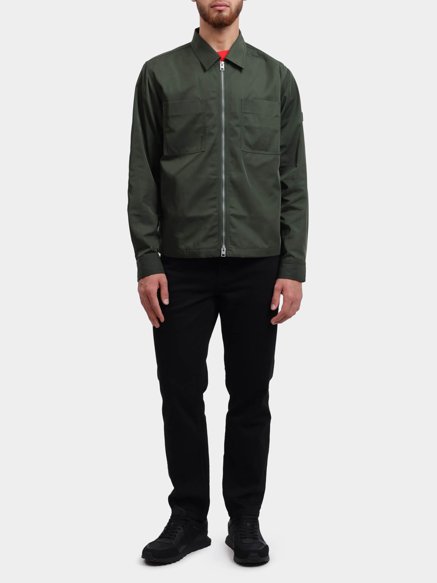 Куртка-рубашка Hugo 50545327 309 зеленая мужская — купить в интернет-магазине Verdistore