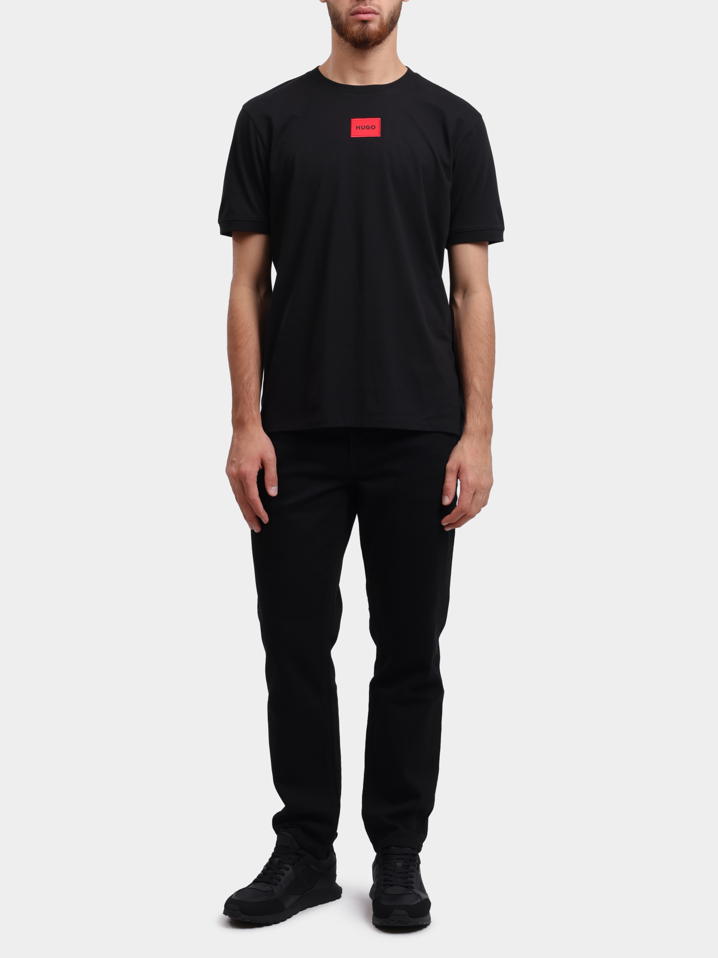 Джинсы Hugo 50511504 001 черные мужские — купить в интернет-магазине Verdistore