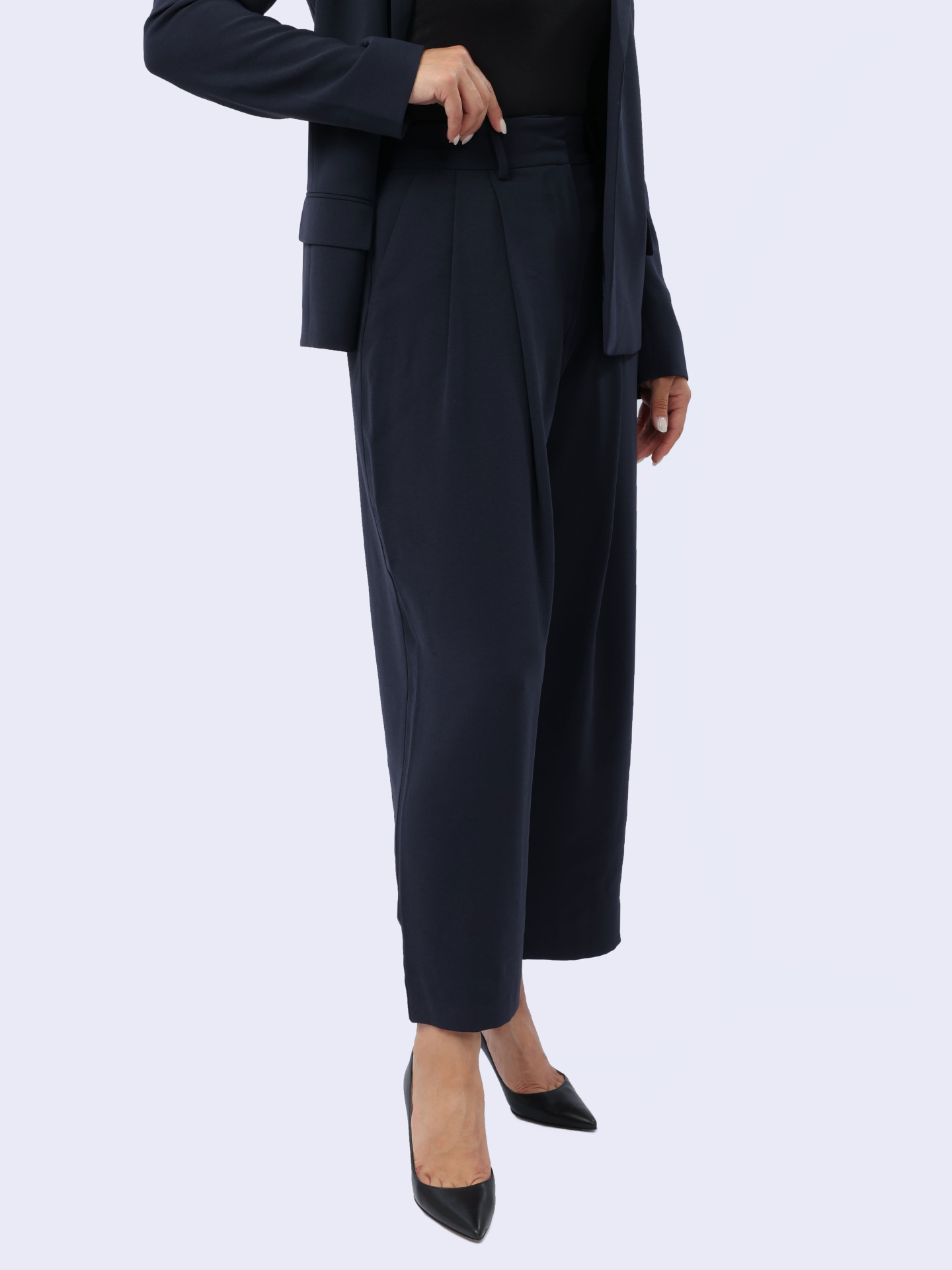 Брюки Armani Exchange 3DYP05 YN9JZ 1593 темно-синие женские — купить в интернет-магазине Verdistore