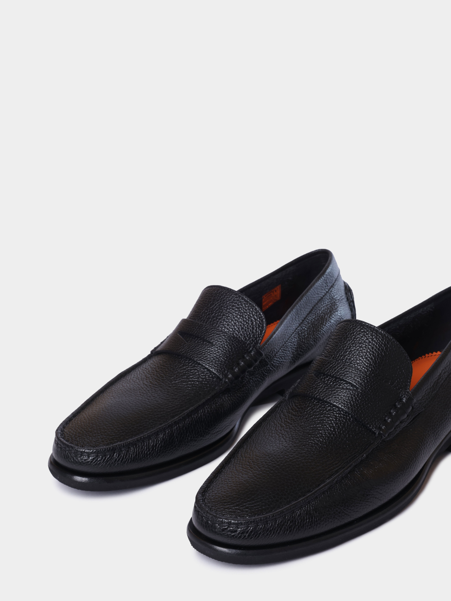 Лоферы Santoni MCPG02681LI1SSDSN01 кожаные мужские — купить в интернет-магазине Verdistore
