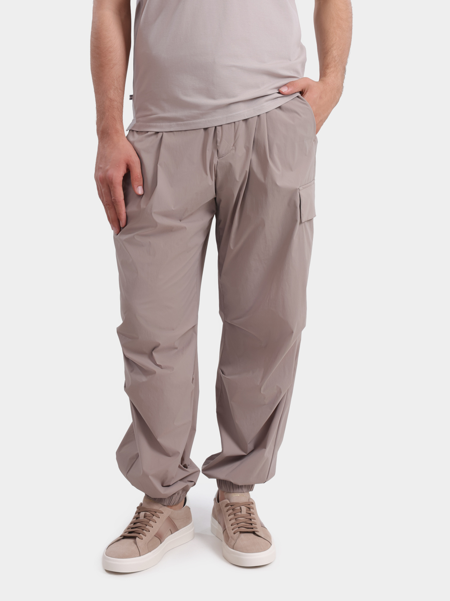 Брюки-карго Herno PT000181U 12882S 2600 с эластичным поясом мужские — купить в интернет-магазине Verdistore