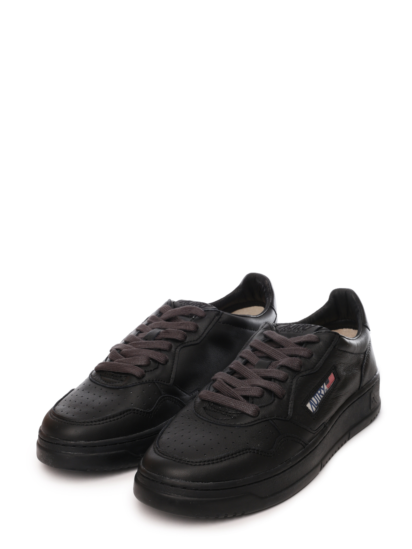 Кеды Autry AULM-SG16 черные мужские из кожи — купить в интернет-магазине Verdistore