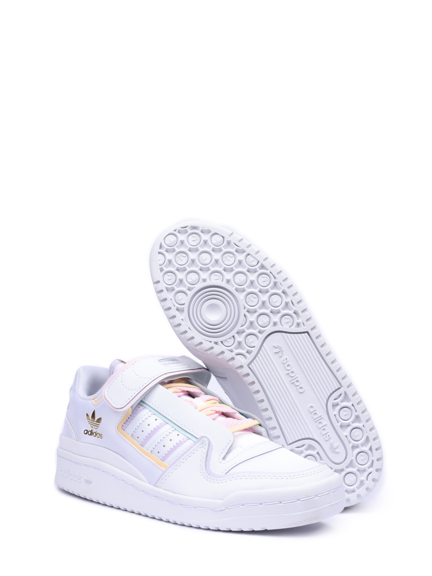 Кроссовки Adidas Forum Plus H05123 белые женские на липучке — купить в интернет-магазине Verdistore