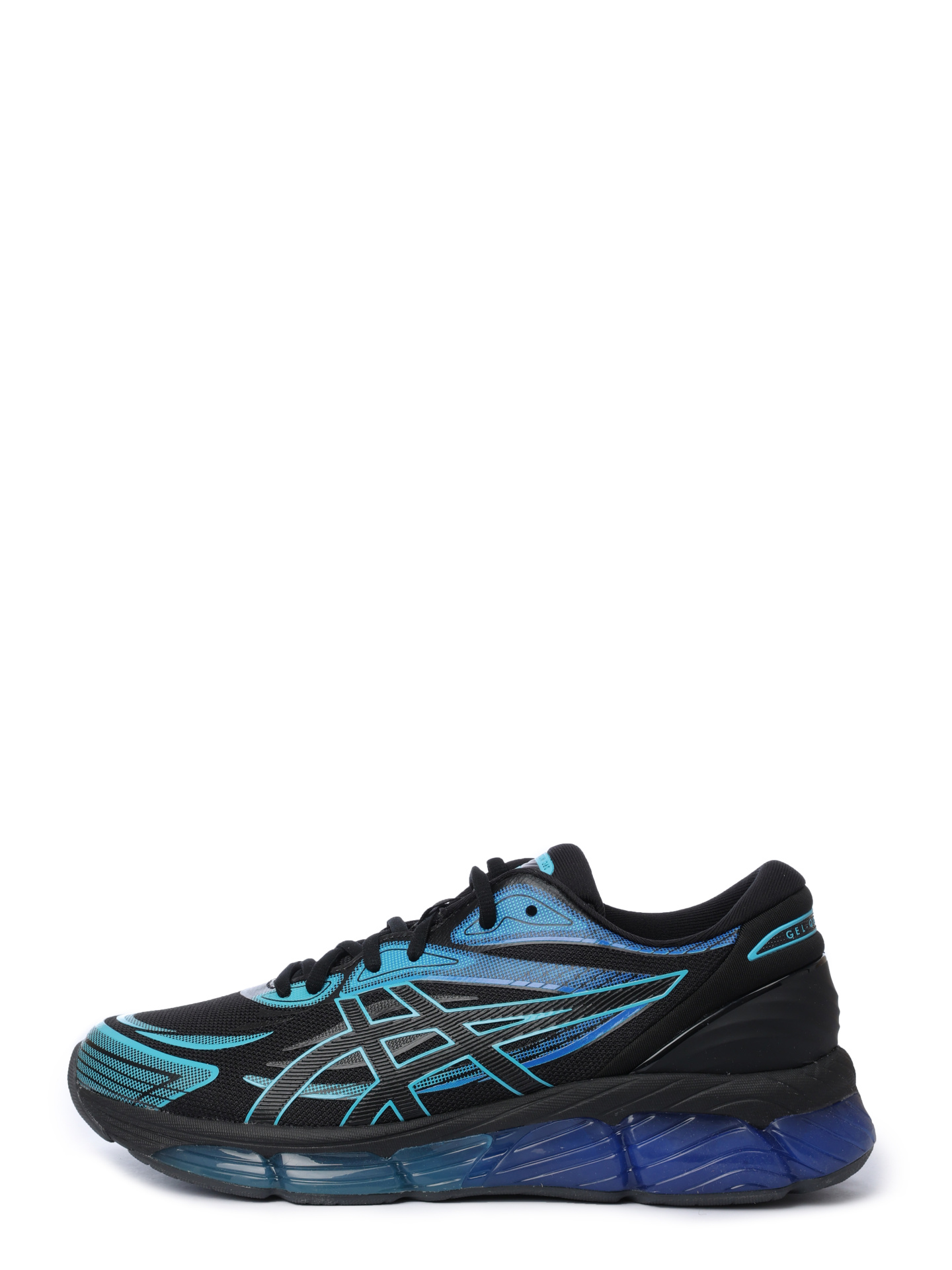 Кроссовки Asics 1203A305 черные мужские с синим принтом — купить в интернет-магазине Verdistore