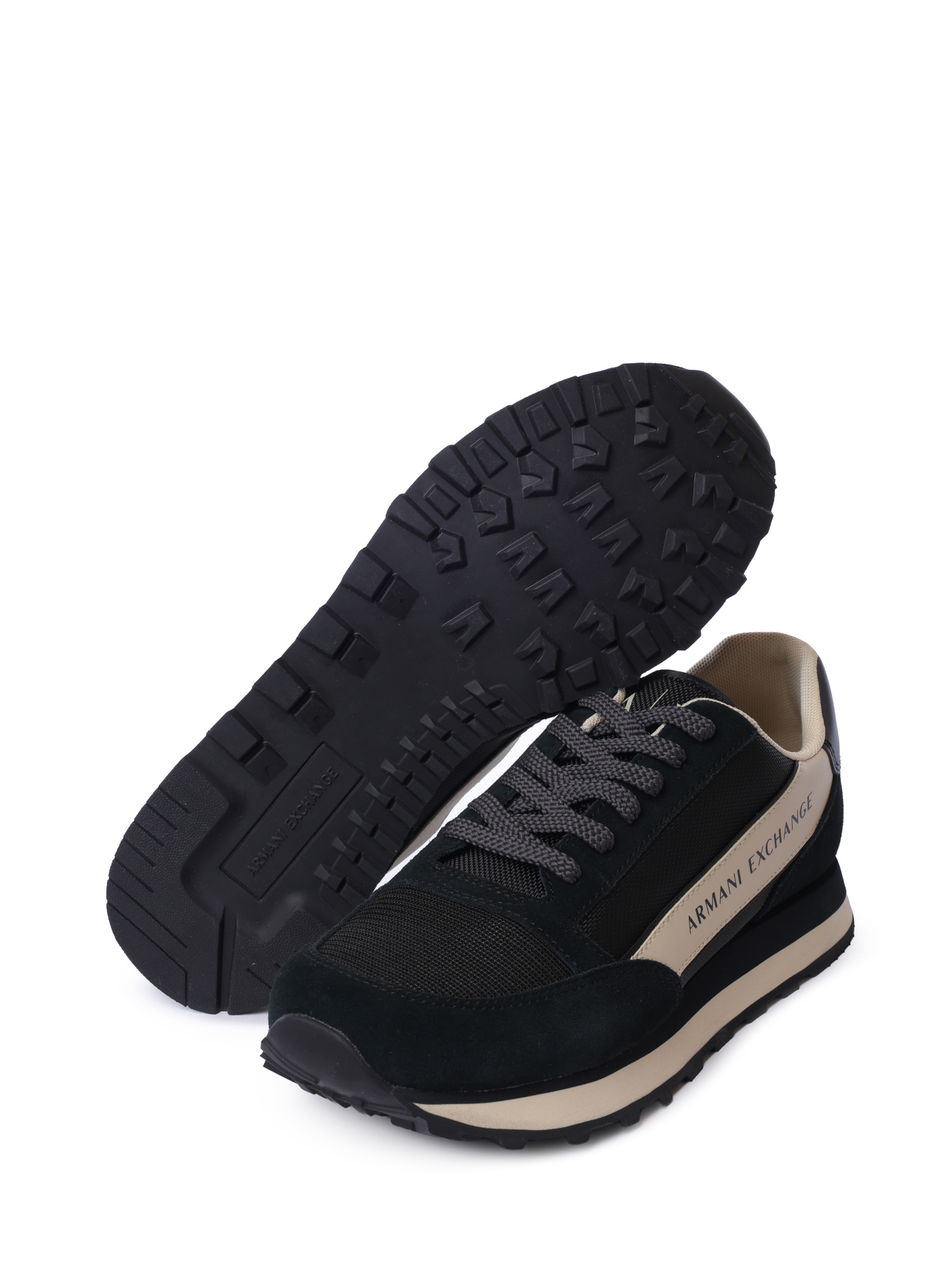 Кроссовки Armani Exchange XUX083 XV263 U395 комбинированные мужские с логотипом — купить в интернет-магазине Verdistore