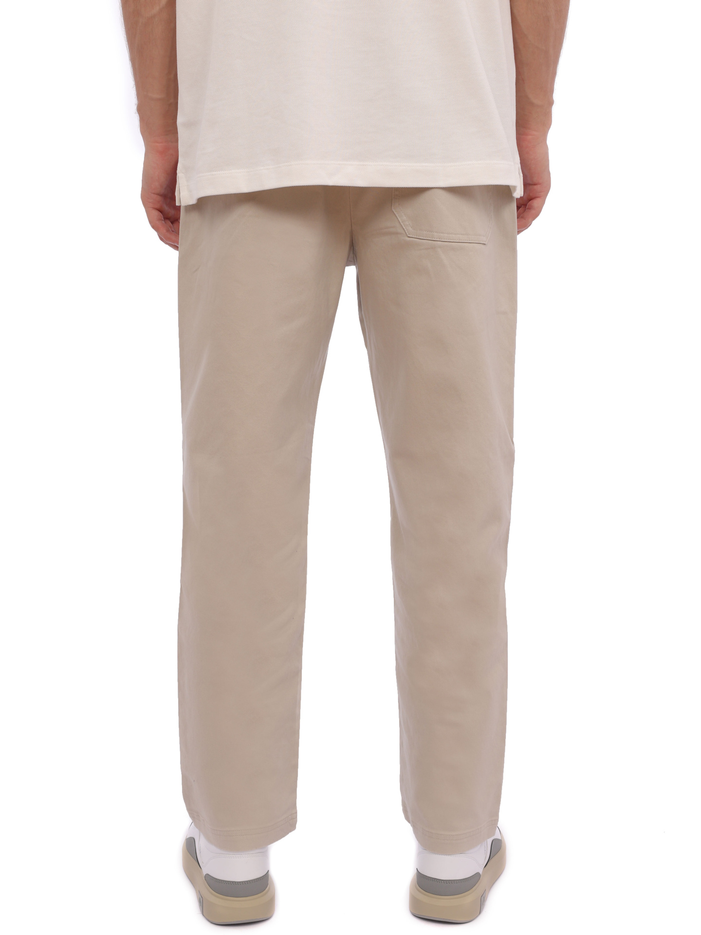Брюки Armani Exchange 6RZP22 ZN2NZ 1934 молочные мужские из хлопка — купить в интернет-магазине Verdistore