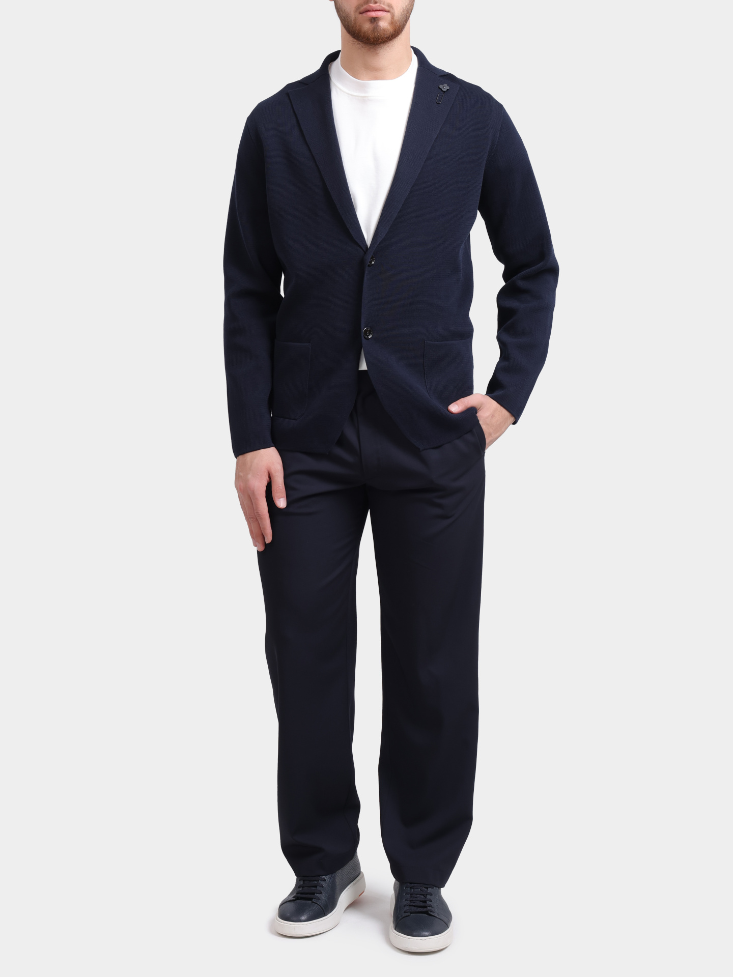 Кардиган Lardini PA LJM100 PA66024 синий мужской — купить в интернет-магазине Verdistore