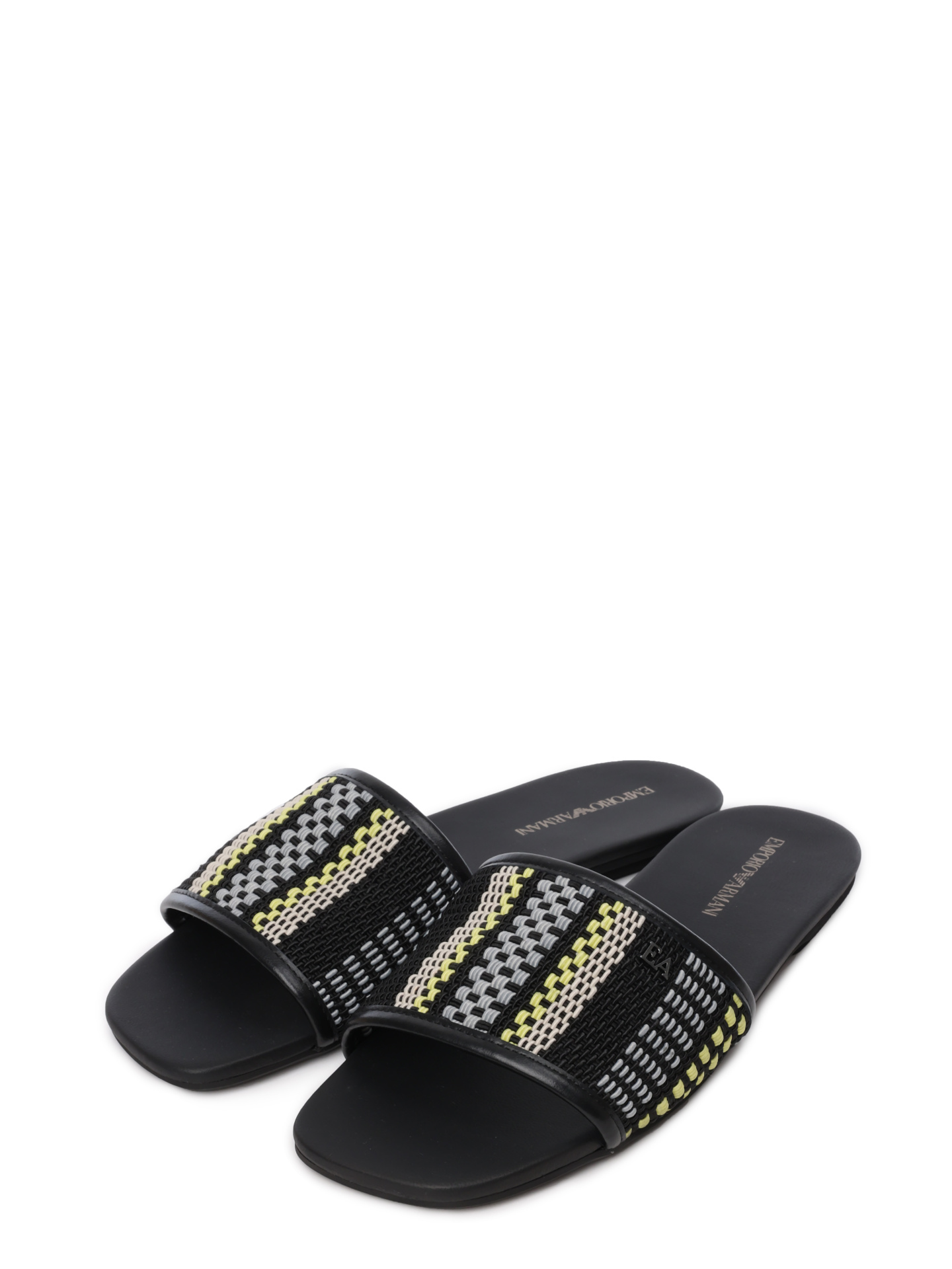 Шлепанцы Emporio Armani X3P825 XR137 D175 текстильные женские — купить в интернет-магазине Verdistore