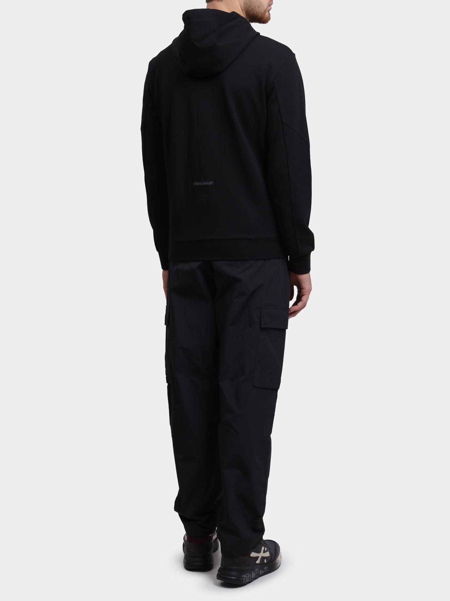 Мастерка EA7 7M000661 AF12501 UC001 черная мужская — купить в интернет-магазине Verdistore