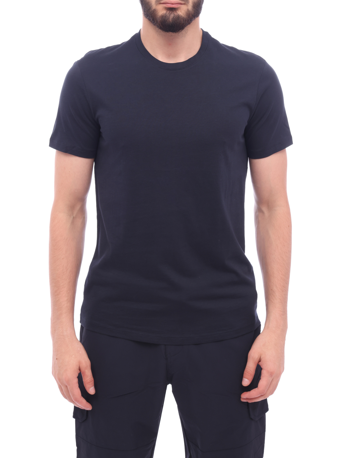 Футболка Armani Exchange 8NZT74 ZJA5Z 1510 темно-синяя мужская из хлопка — купить в интернет-магазине Verdistore