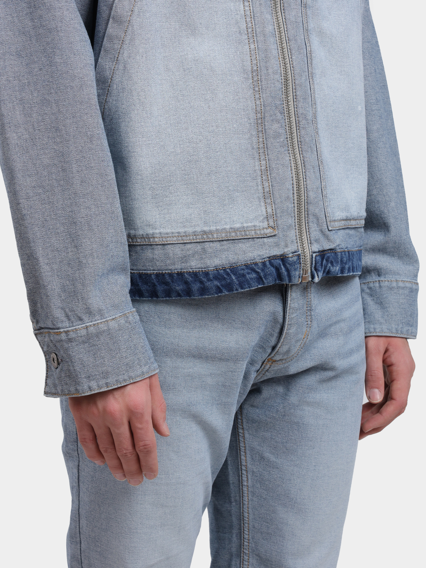 Куртка HUGO BLUE Talian 10274728 01 50553455 459 голубая мужская джинсовая  — купить в интернет-магазине Verdistore