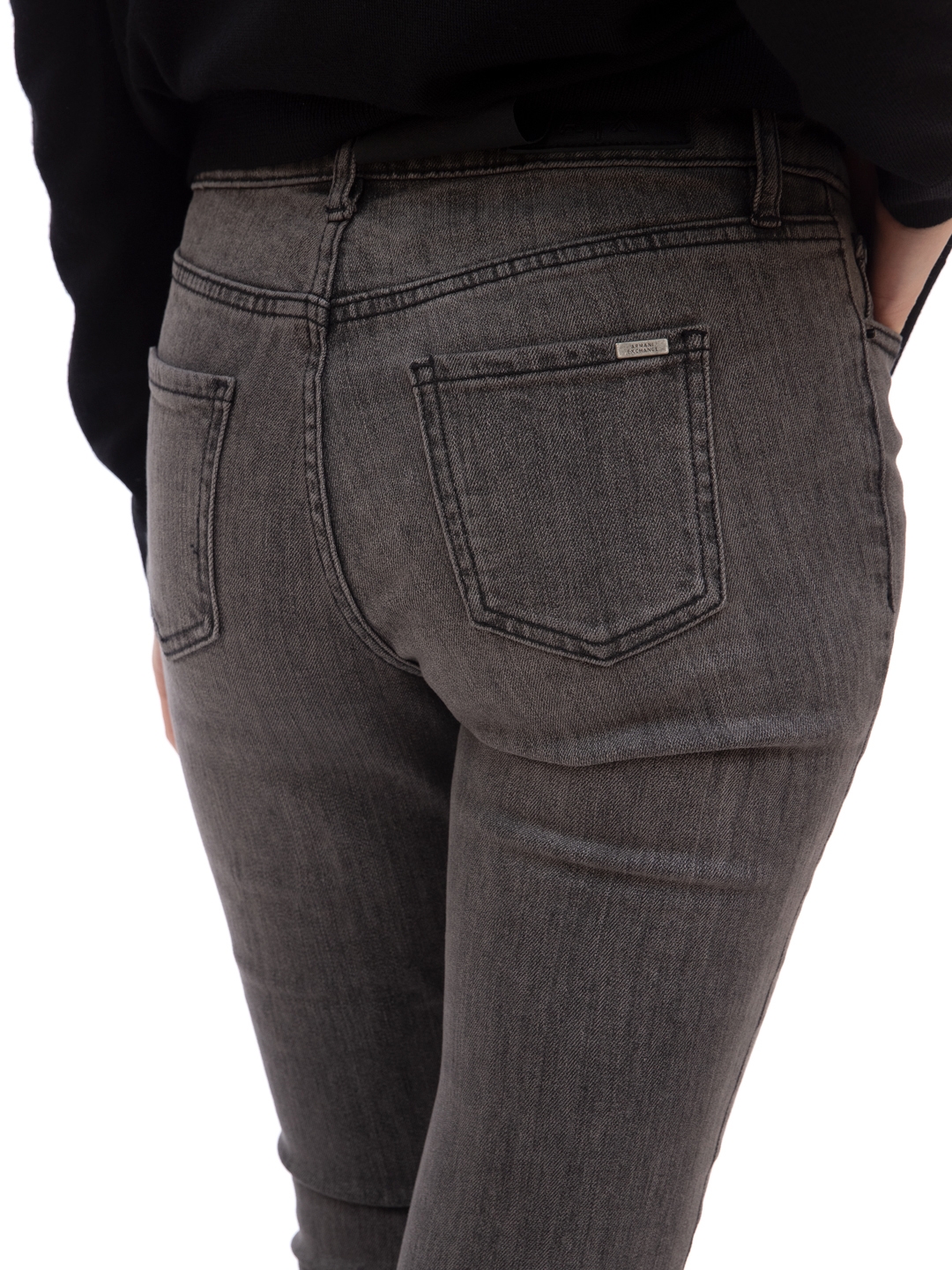 Джинсы Armani Exchange 3GYJ01 серые женские зауженные — купить в интернет-магазине Verdistore