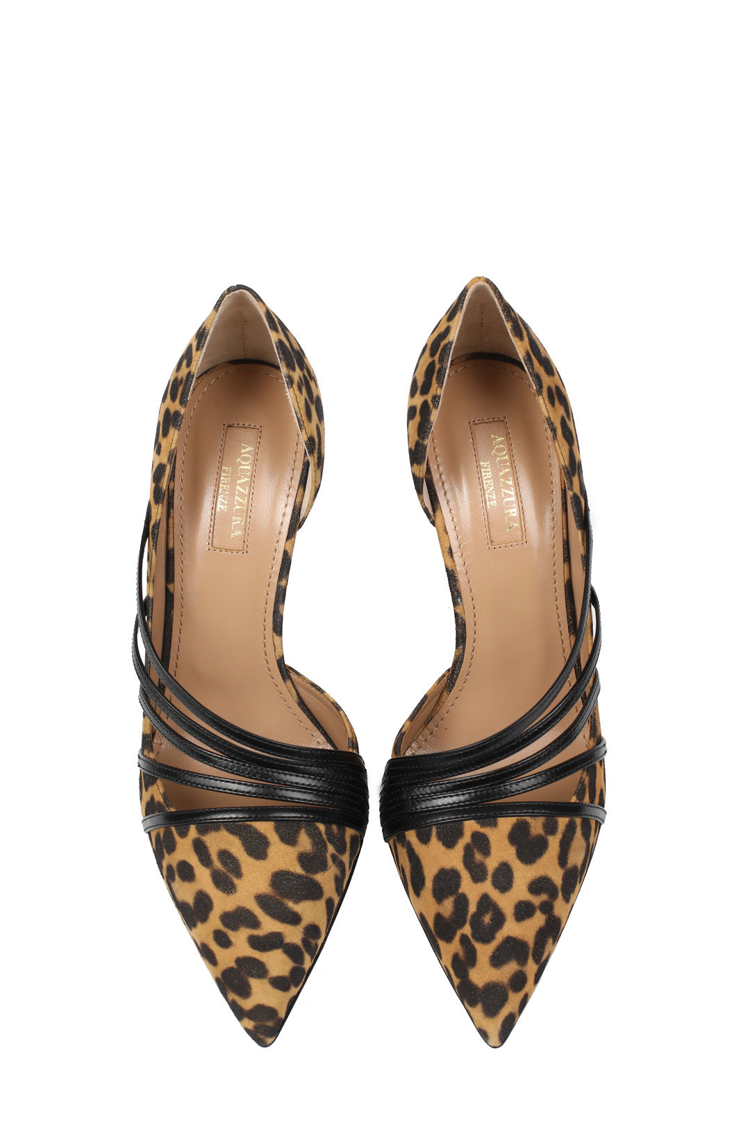 Туфли-лодочки Aquazzura MINHIGP0 SBB женские с леопардовым принтом — купить в интернет-магазине Verdistore