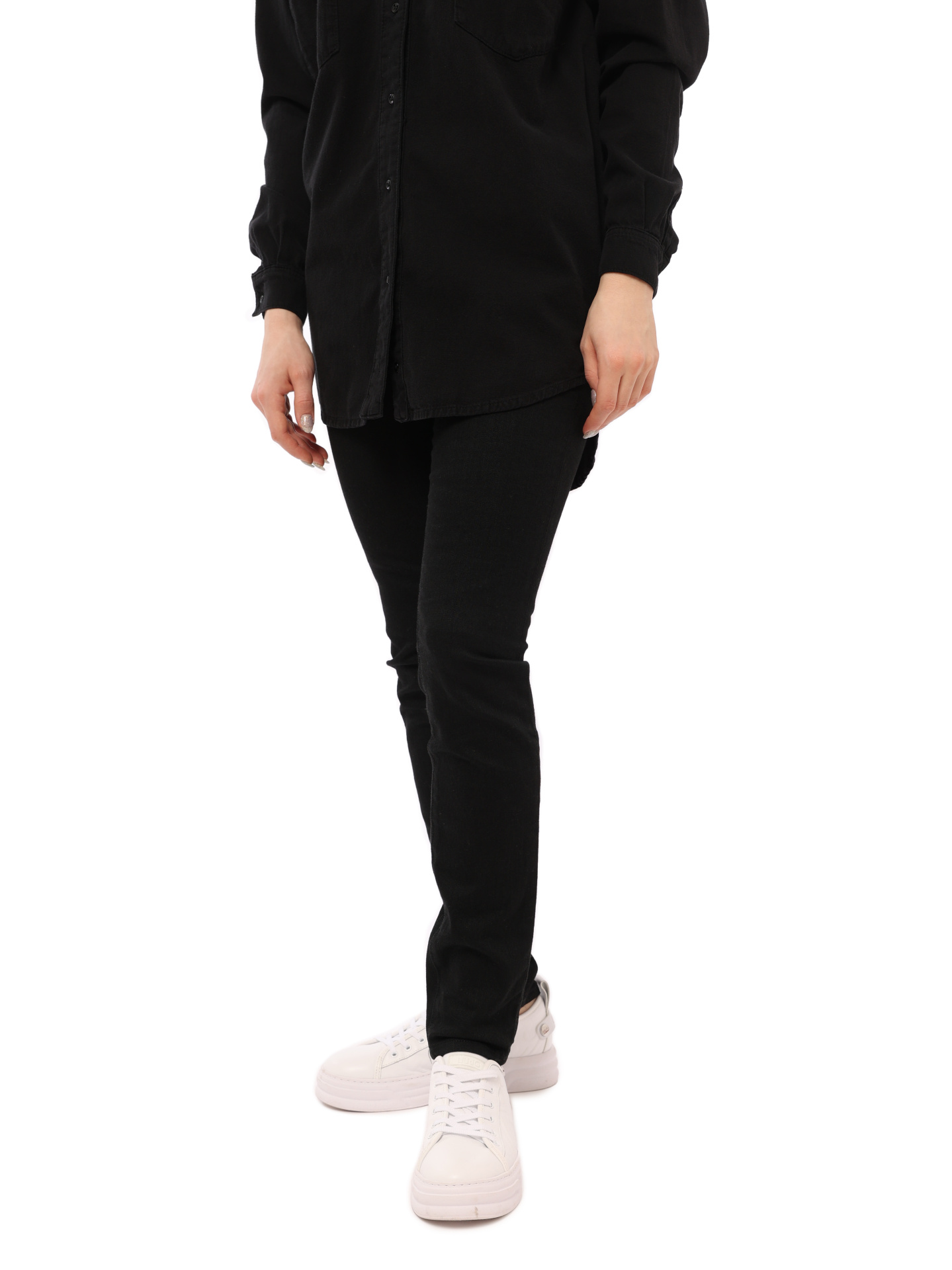 Джинсы Burberry 8008245 черные женские — купить в интернет-магазине Verdistore