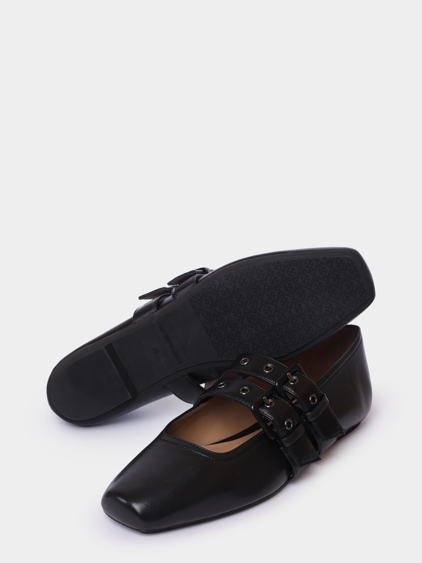 Балетки Emporio Armani EW002824 AF14915 UC001 кожаные женские — купить в интернет-магазине Verdistore