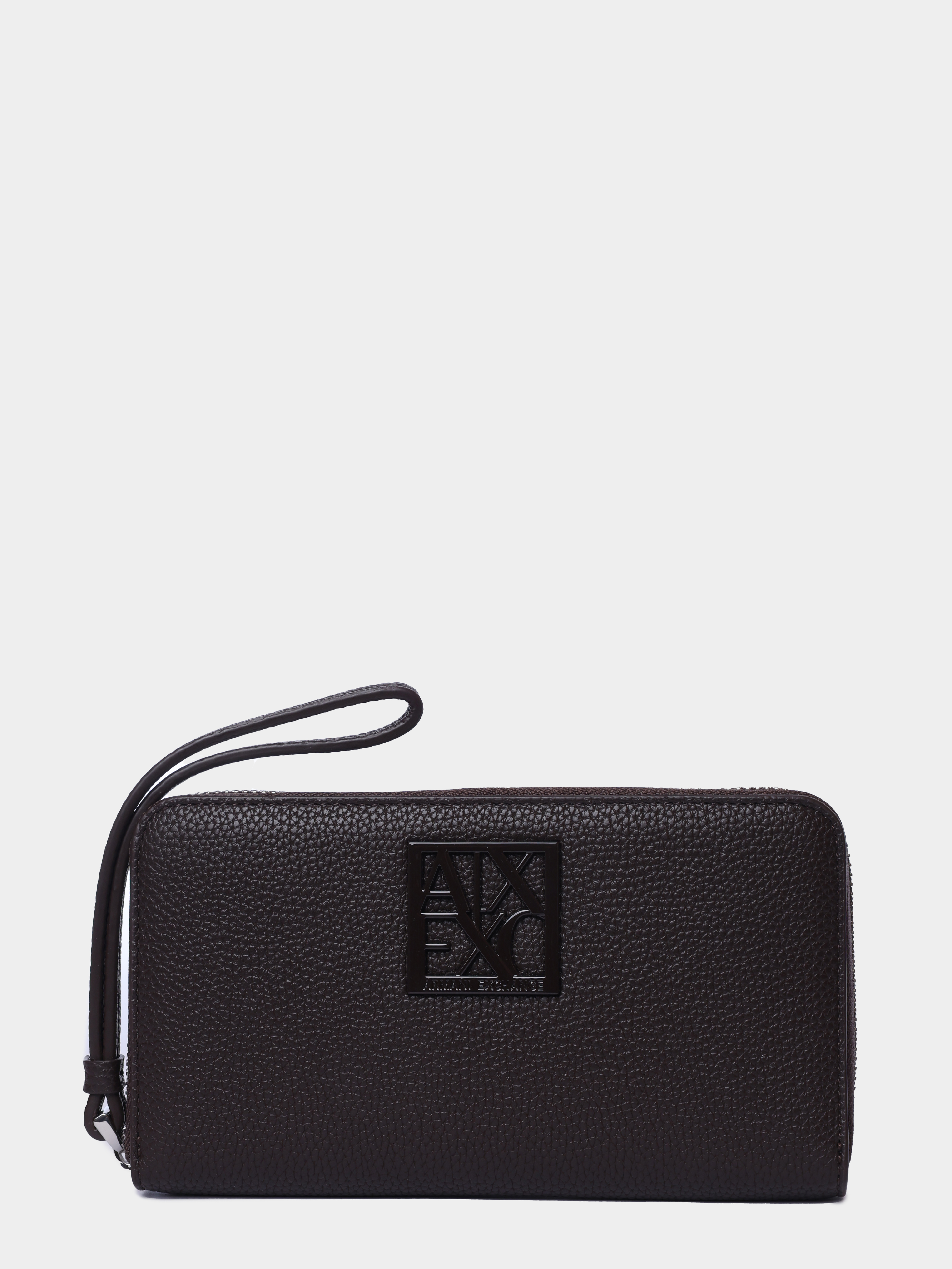 Кошелек Armani Exchange XW000361 AF11902 U6032 темно-коричневый женский — купить в интернет-магазине Verdistore