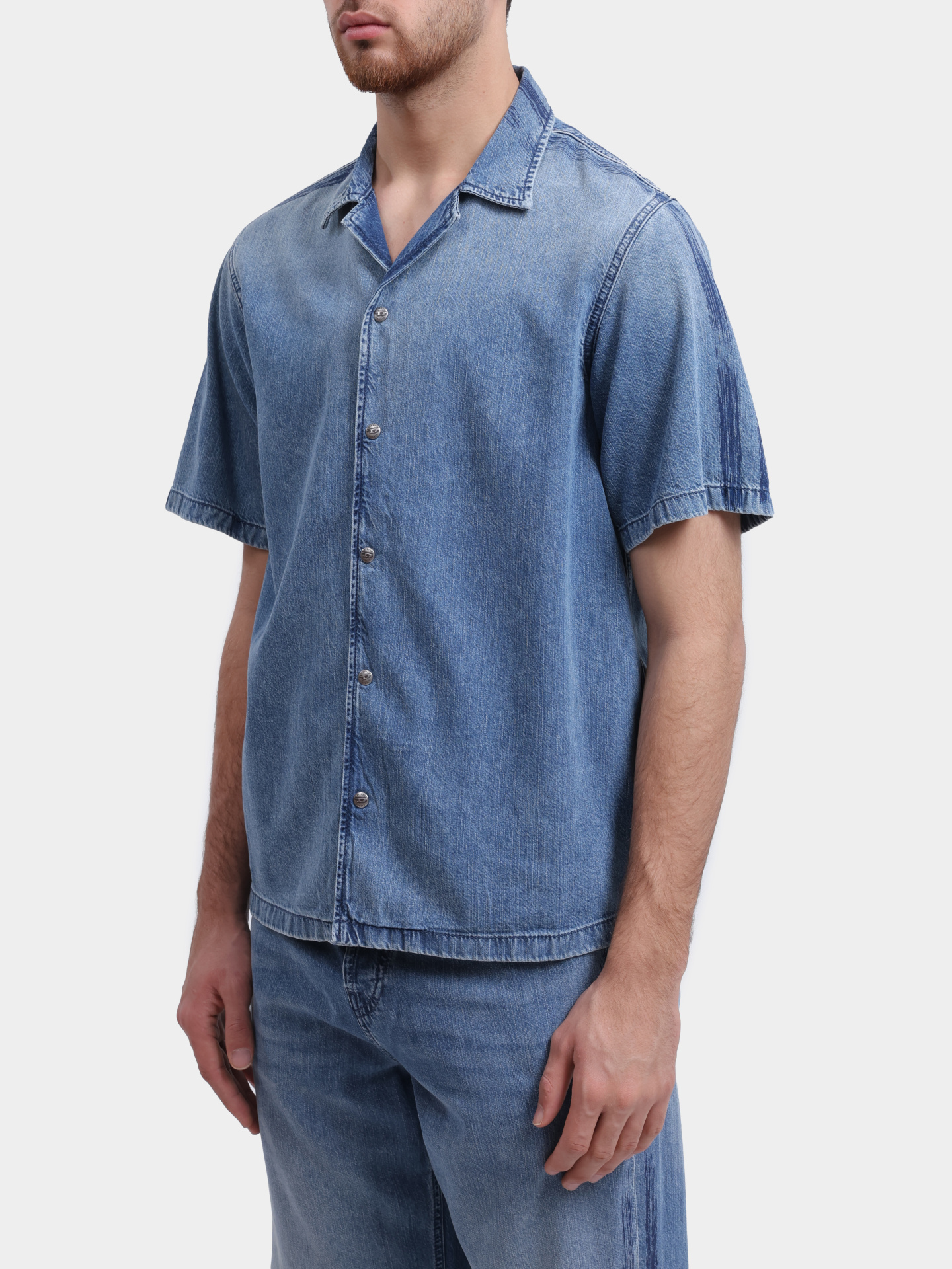 Рубашка Diesel A217330CECC01 джинсовая мужская — купить в интернет-магазине Verdistore