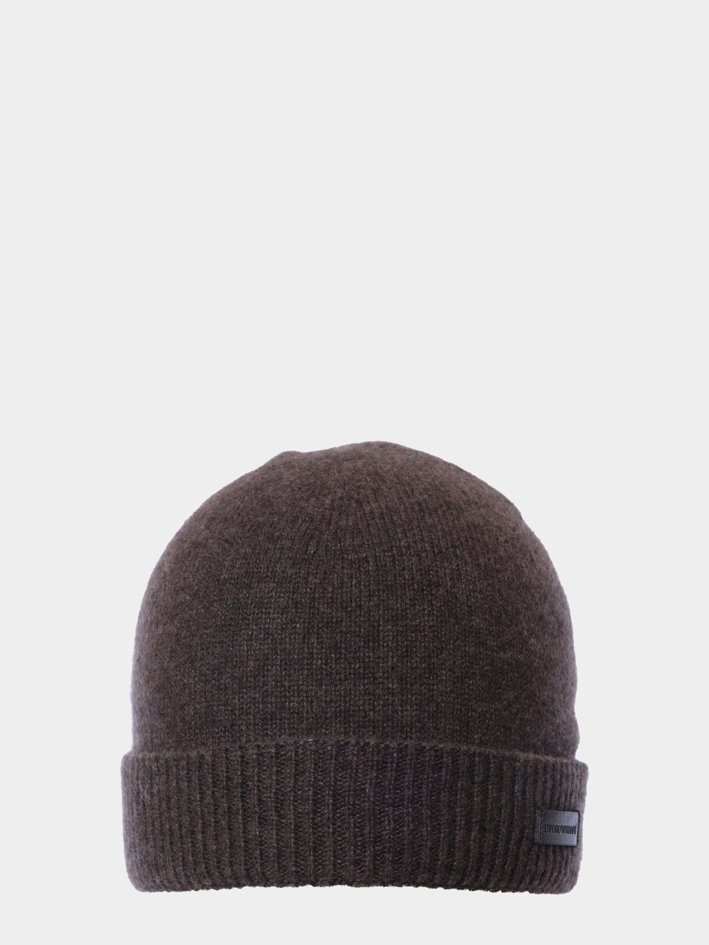 Шапка Emporio Armani EM002697 AF18244 O6012 коричневая мужская — купить в интернет-магазине Verdistore