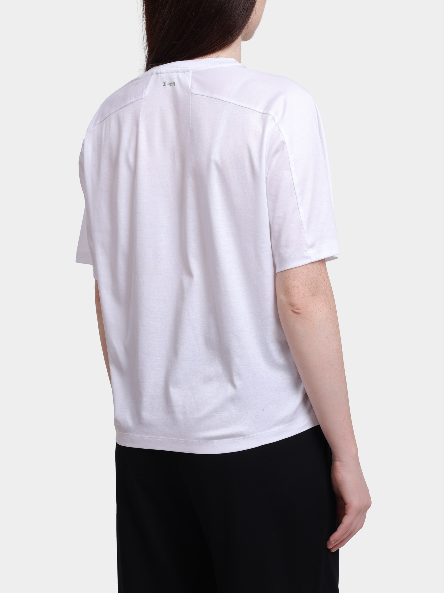 Футболка Herno JG00049DL 52096 1000 хлопковая женская — купить в интернет-магазине Verdistore