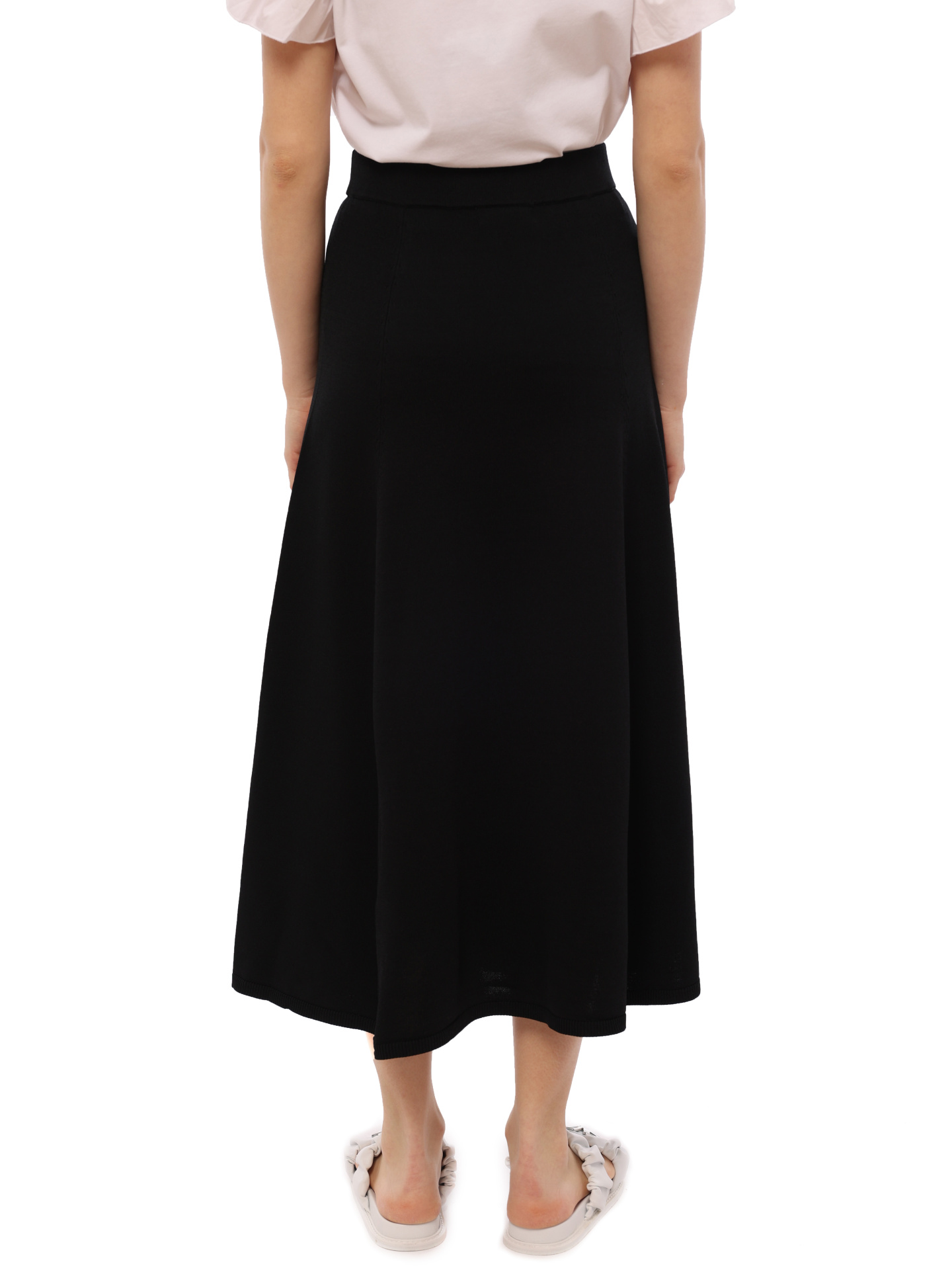 Юбка Armani Exchange 3RYN1F YMH6Z 1200 черная женская из трикотажа — купить в интернет-магазине Verdistore