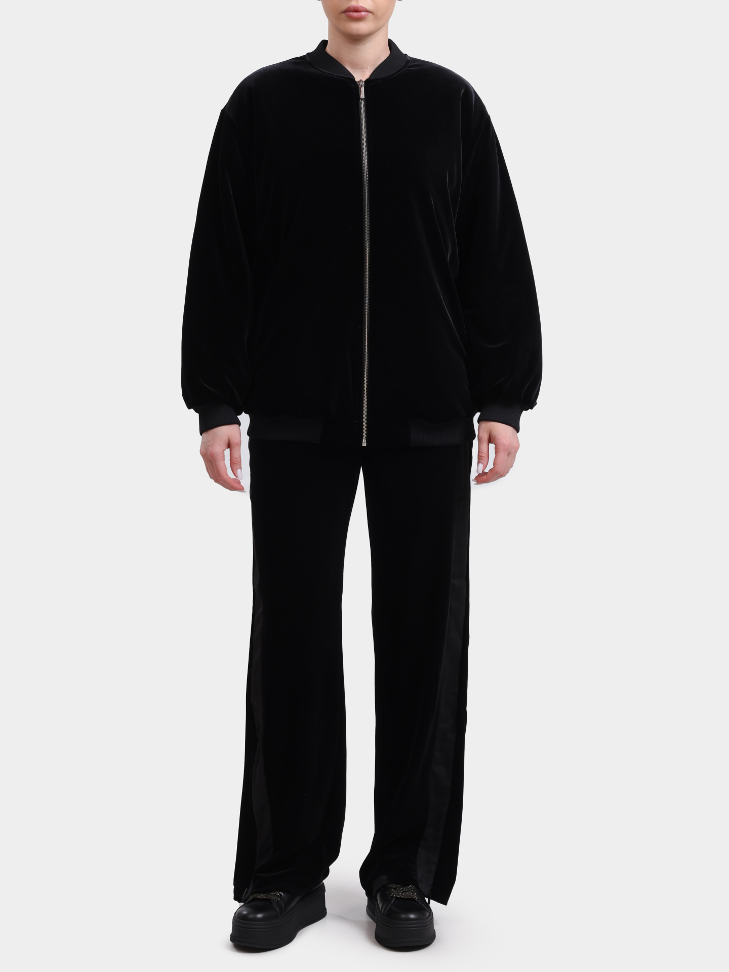 Бомбер Armani Exchange XW001301 AF16147 UC001 бархатный женский — купить в интернет-магазине Verdistore