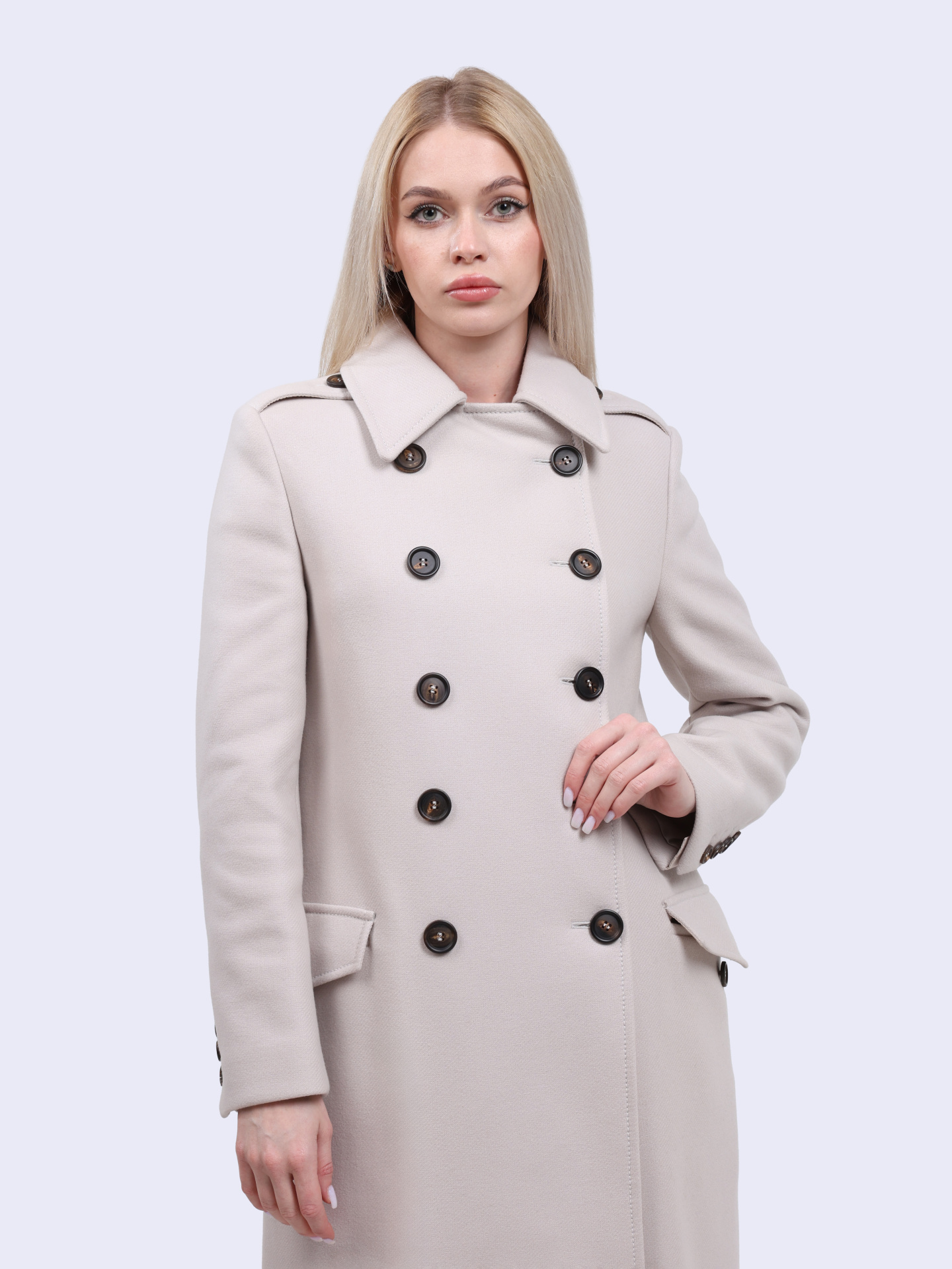 Пальто Brunello Cucinelli MB5249410 C7481 молочное женское — купить в интернет-магазине Verdistore
