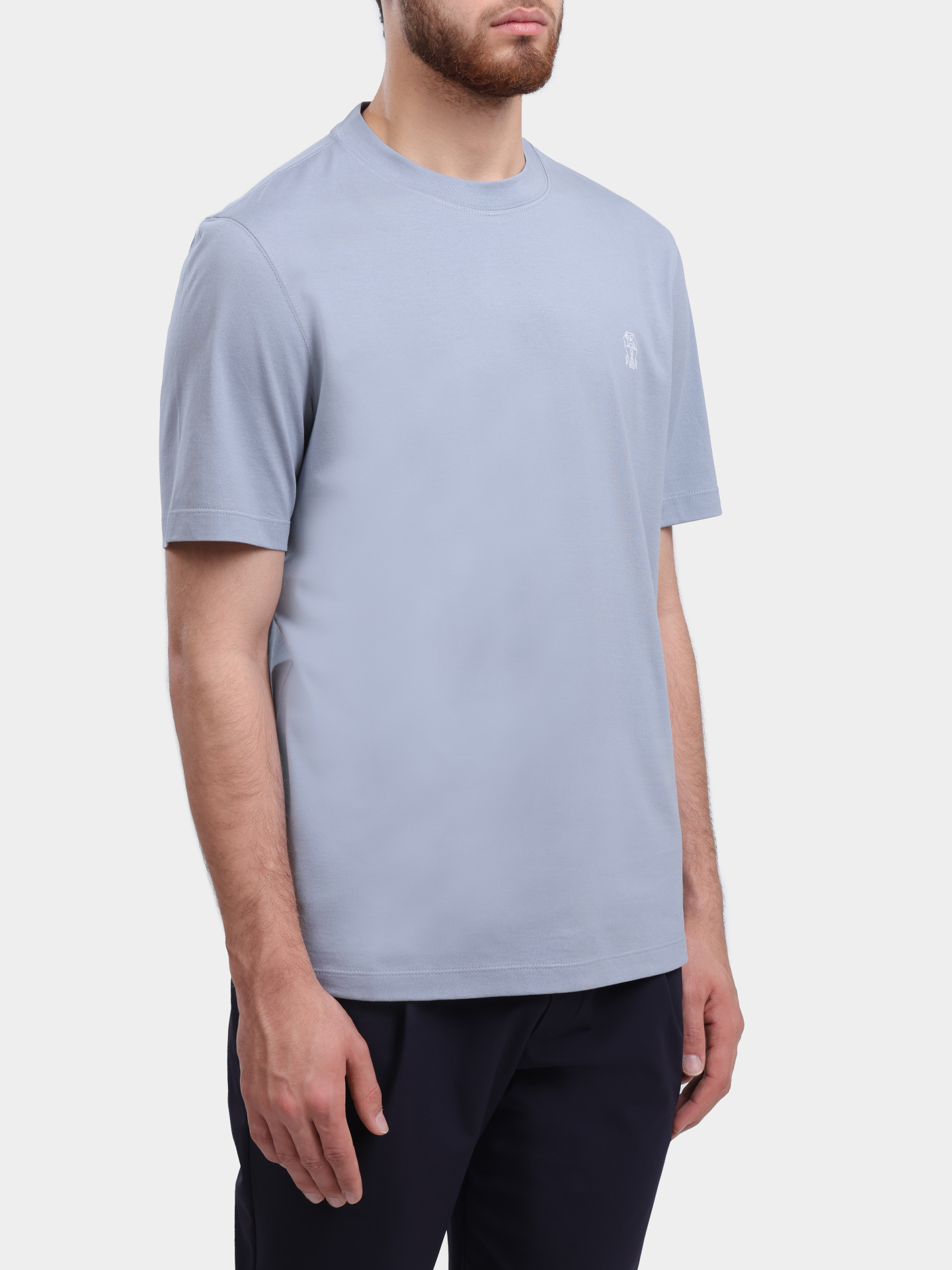Футболка Brunello Cucinelli M0B138440 CKL13 с логотипом мужская — купить в интернет-магазине Verdistore