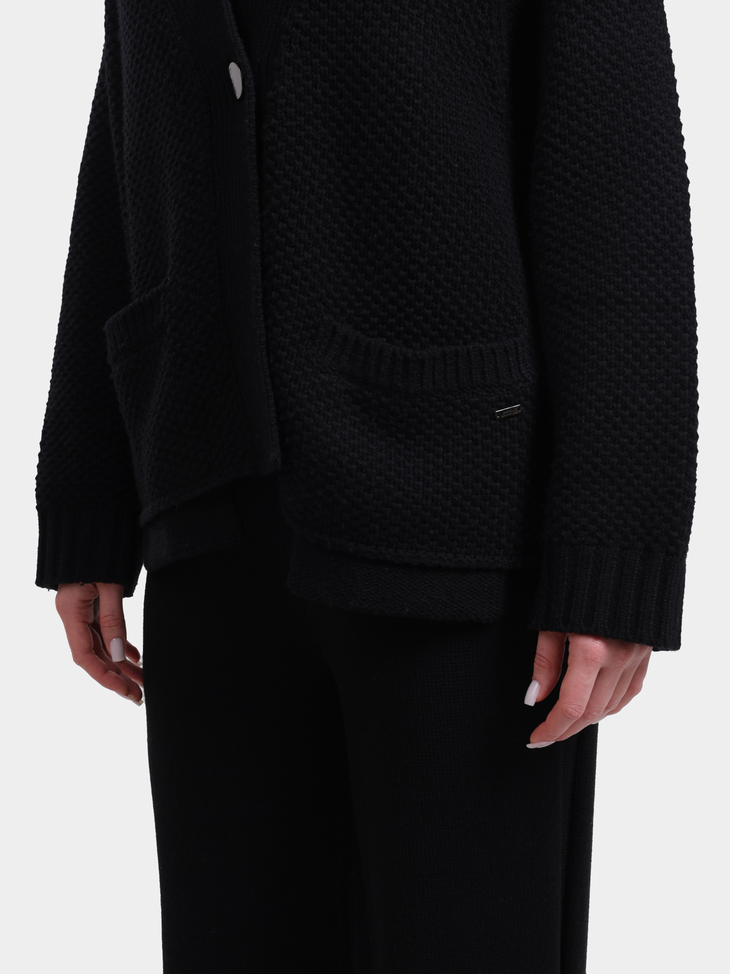 Кардиган Armani Exchange XW001306 AF16604 UC001 черный женский — купить в интернет-магазине Verdistore