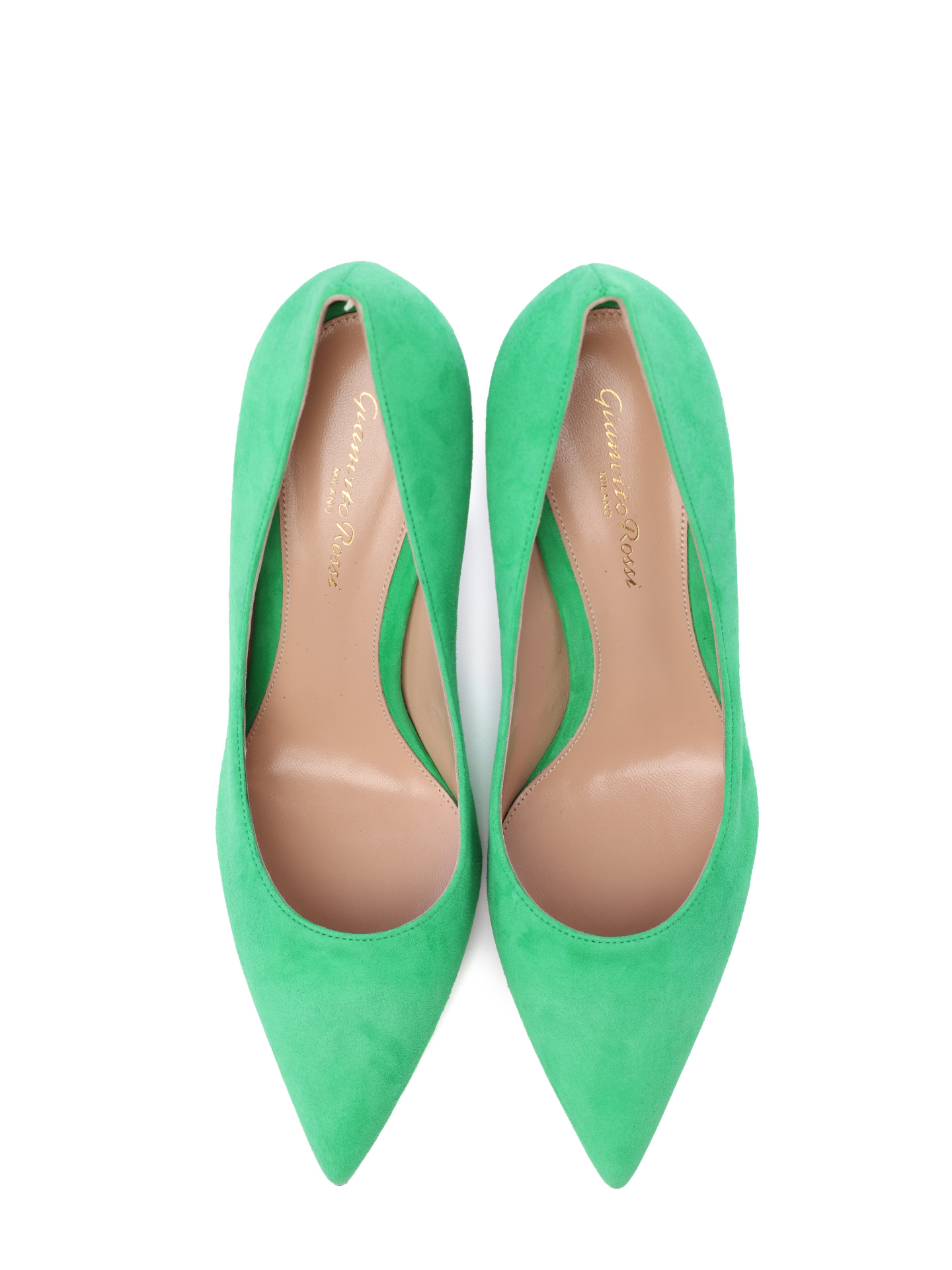 Туфли Gianvito Rossi G24580.85RIC.CAMGREE замшевые женские — купить в интернет-магазине Verdistore