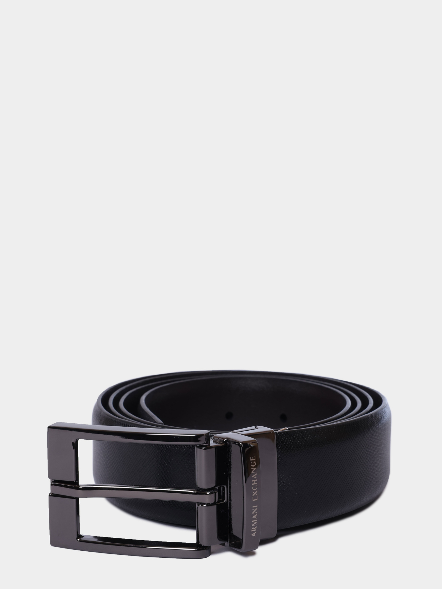 Ремень Armani Exchange 951060 CC236 54120 кожаный мужской — купить в интернет-магазине Verdistore