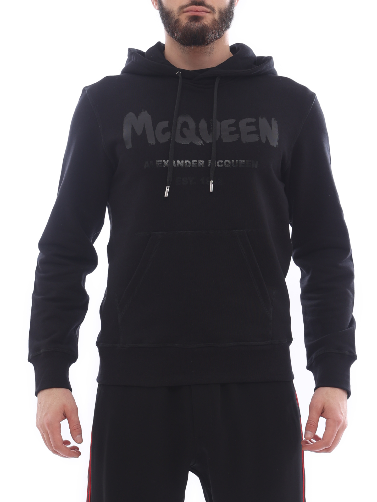 Толстовка Alexander McQueen688715 QSZ81 0911 черная мужская — купить в интернет-магазине Verdistore