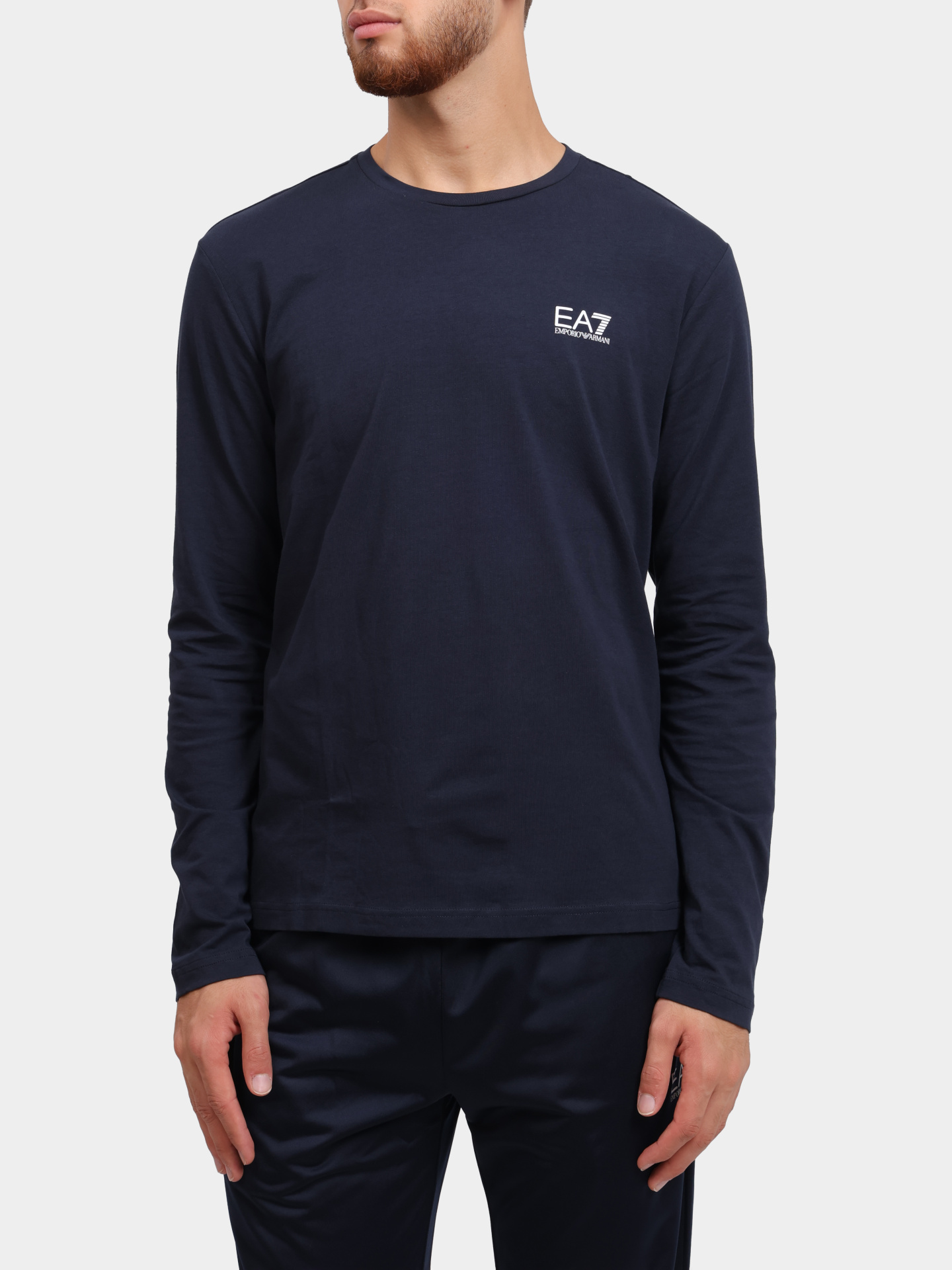 Лонгслив EA7 8NPT28 PJVQZ 1562 хлопковый мужской — купить в интернет-магазине Verdistore