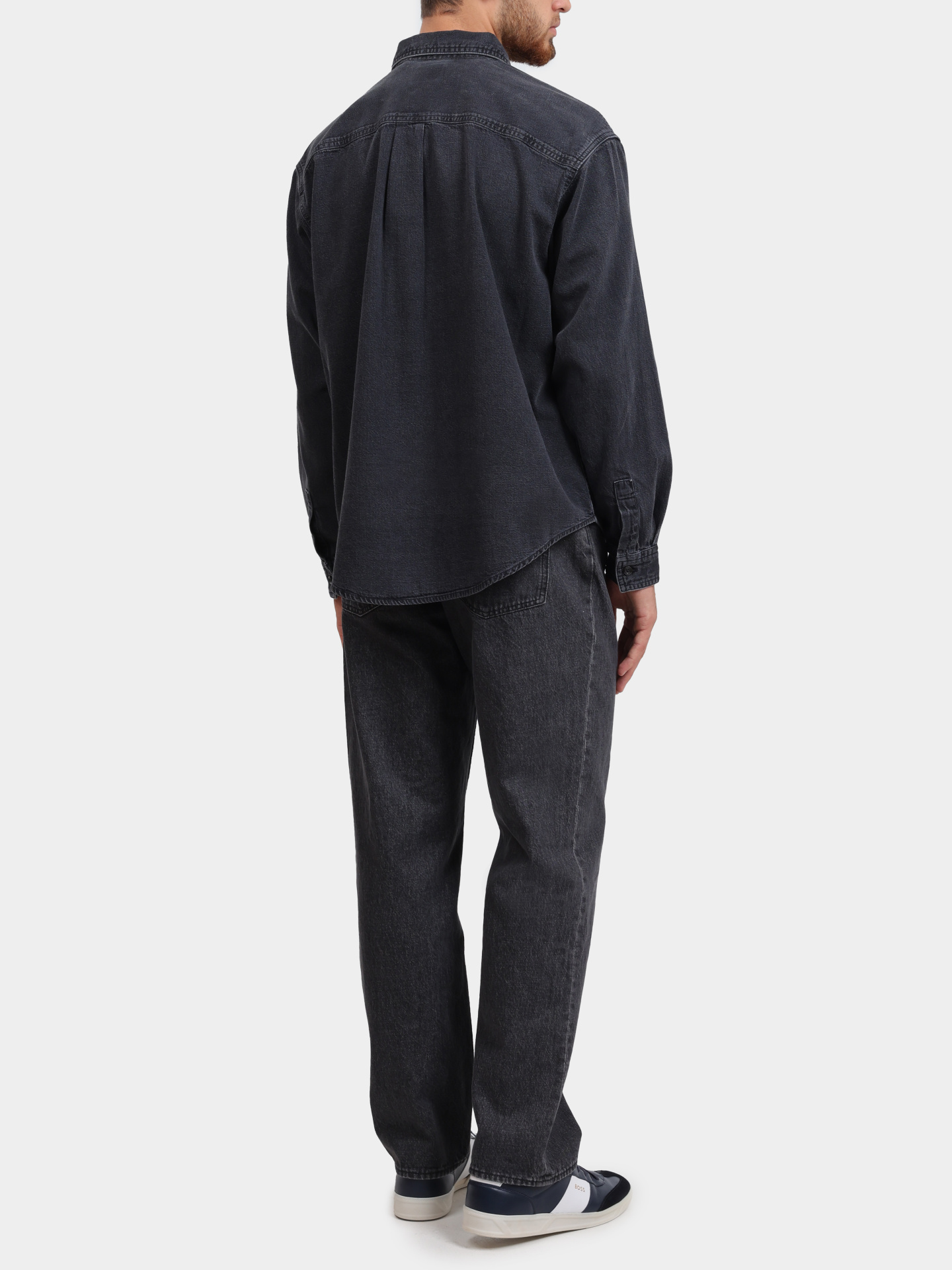 Рубашка Hugo 10268619 01 50534179 021 джинсовая мужская — купить в интернет-магазине Verdistore