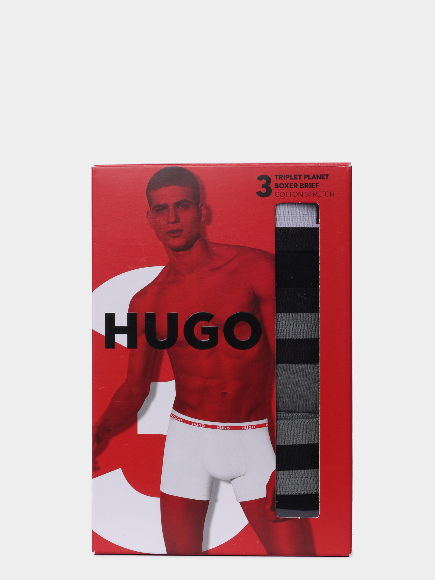 Трусы Hugo 3 пары BOXERBR TRIPL PLANET 10268024 мульти мужские — купить в интернет-магазине Verdistore