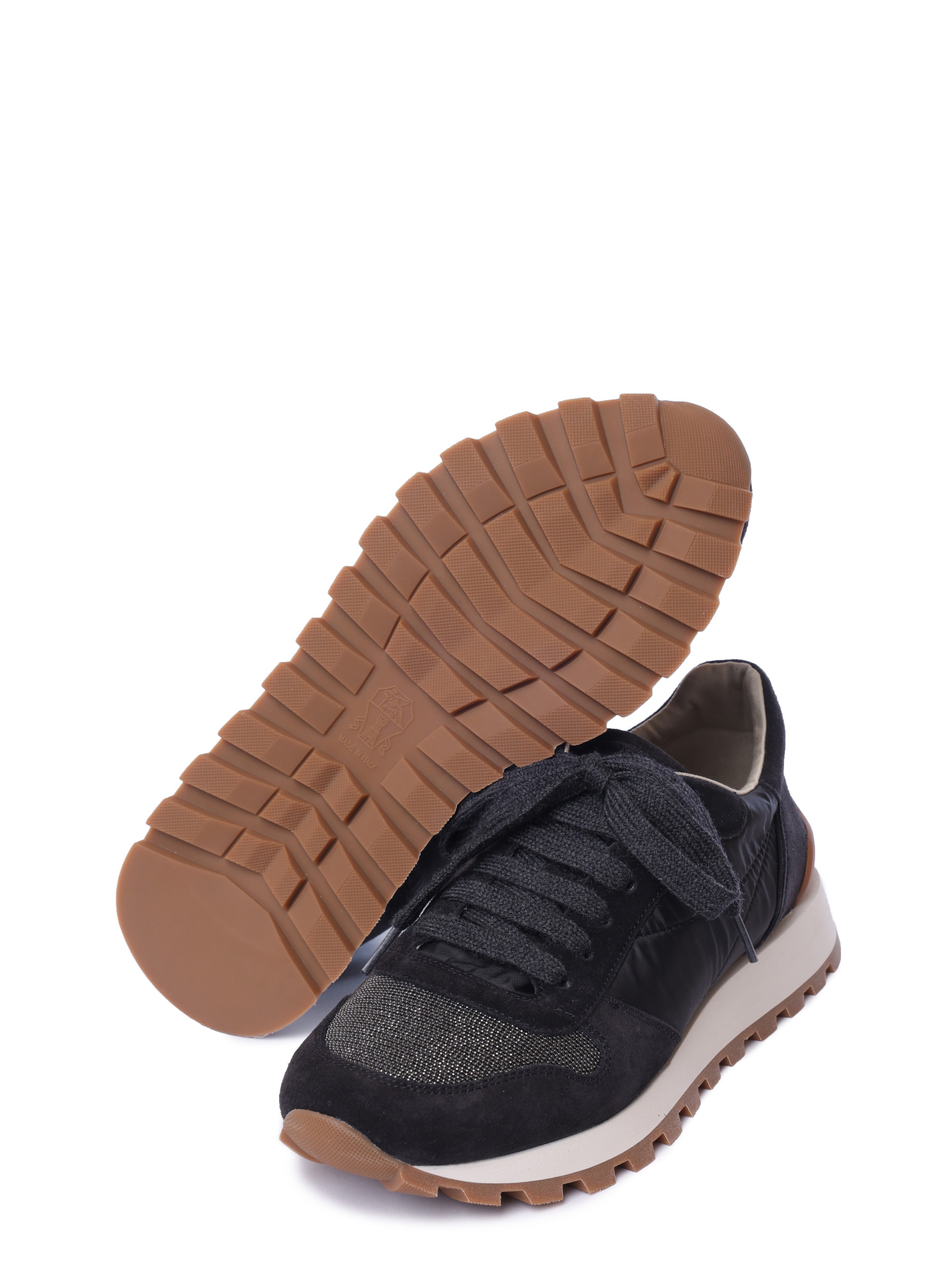 Кроссовки Brunello Cucinelli MZSFG1960 C101 комбинированные женские — купить в интернет-магазине Verdistore