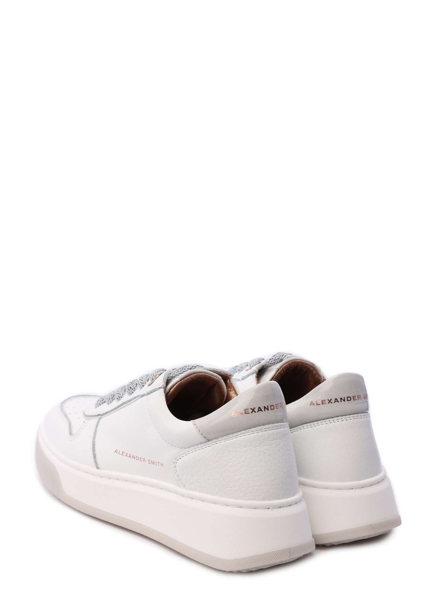 Кеды Alexander Smith AW T2D 40 WGY белые женские с перфорацией — купить в интернет-магазине Verdistore
