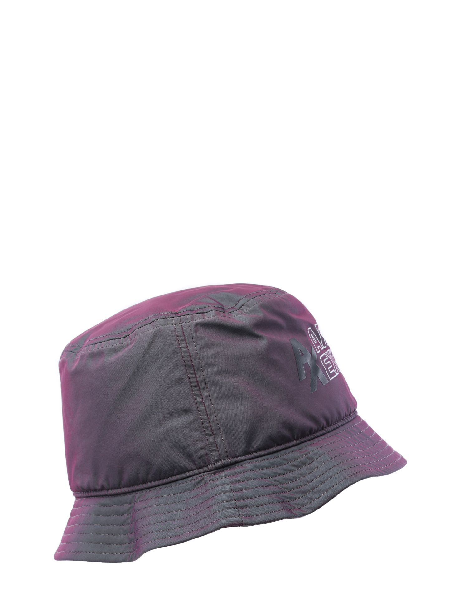 Панама Armani Exchange 954701 2F112 04897 фиолетовая мужская с логотипом  — купить в интернет-магазине Verdistore