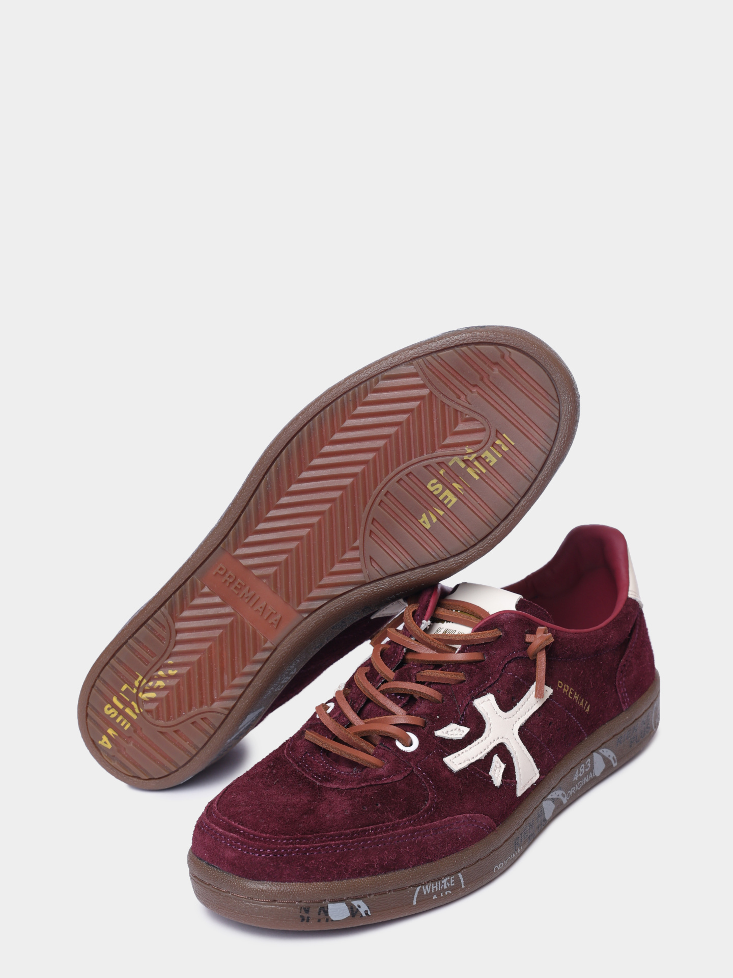 Кеды Premiata BSKT CLAYD VAR 7688 замшевые женские — купить в интернет-магазине Verdistore