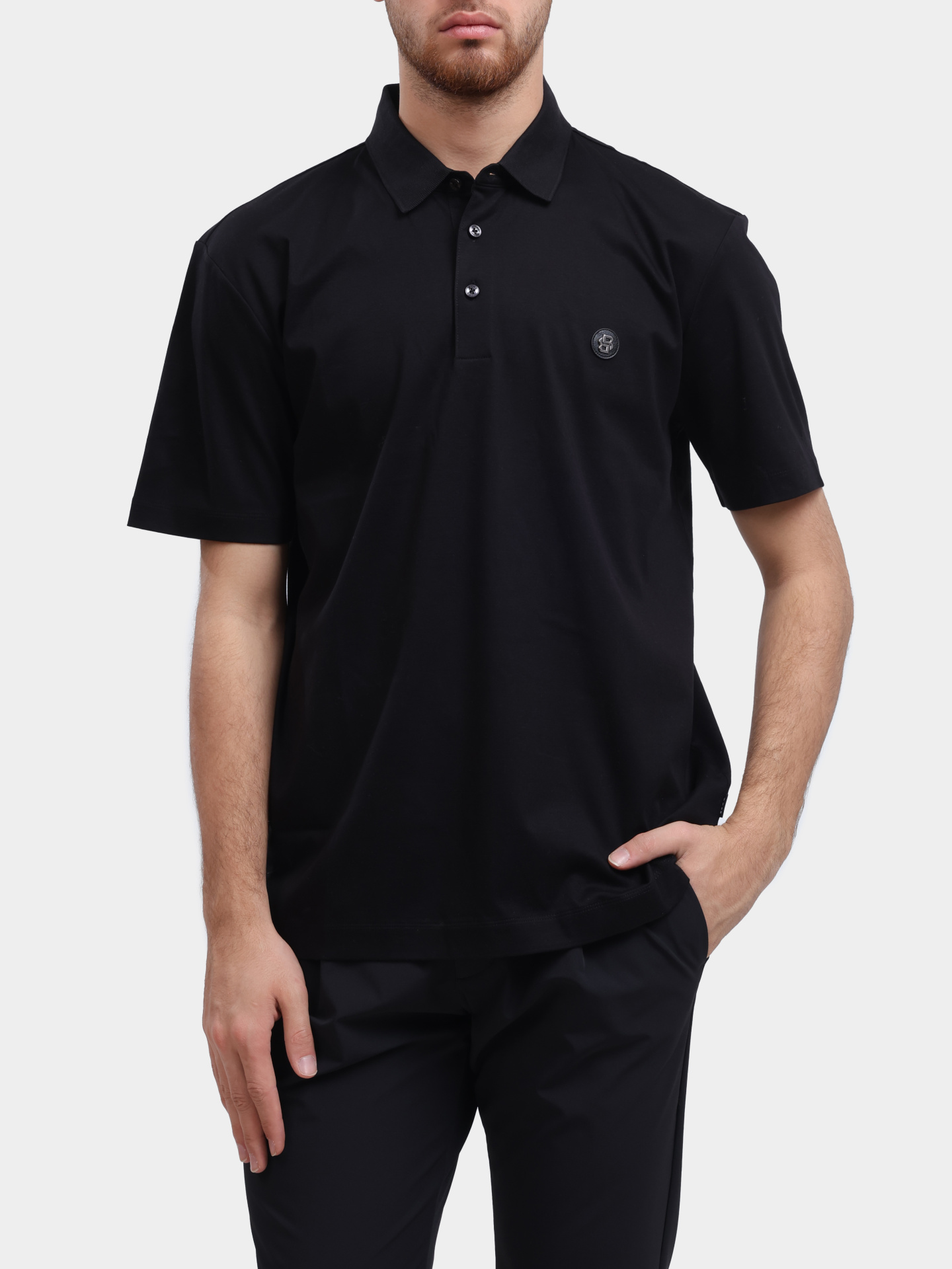 Поло C-Parris 01 10263030 01 50520297 002 черное мужское — купить в интернет-магазине Verdistore
