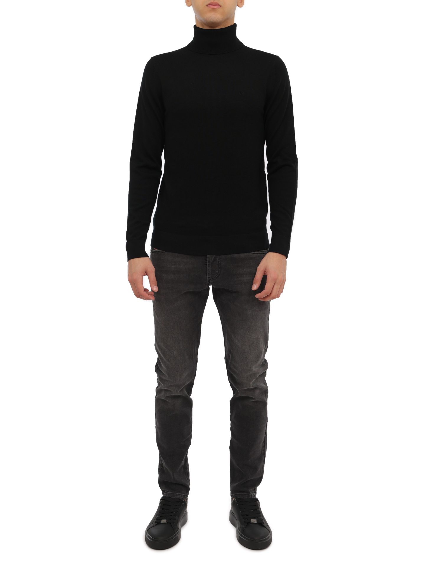 Водолазка Calvin Klein K10K110420 BEH шерстяная мужская — купить в интернет-магазине Verdistore