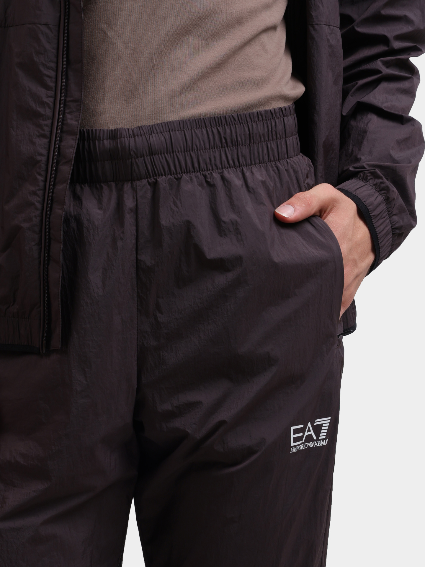 Костюм спортивный EA7 7M000076 AF12453 U6278 коричневый мужской  — купить в интернет-магазине Verdistore