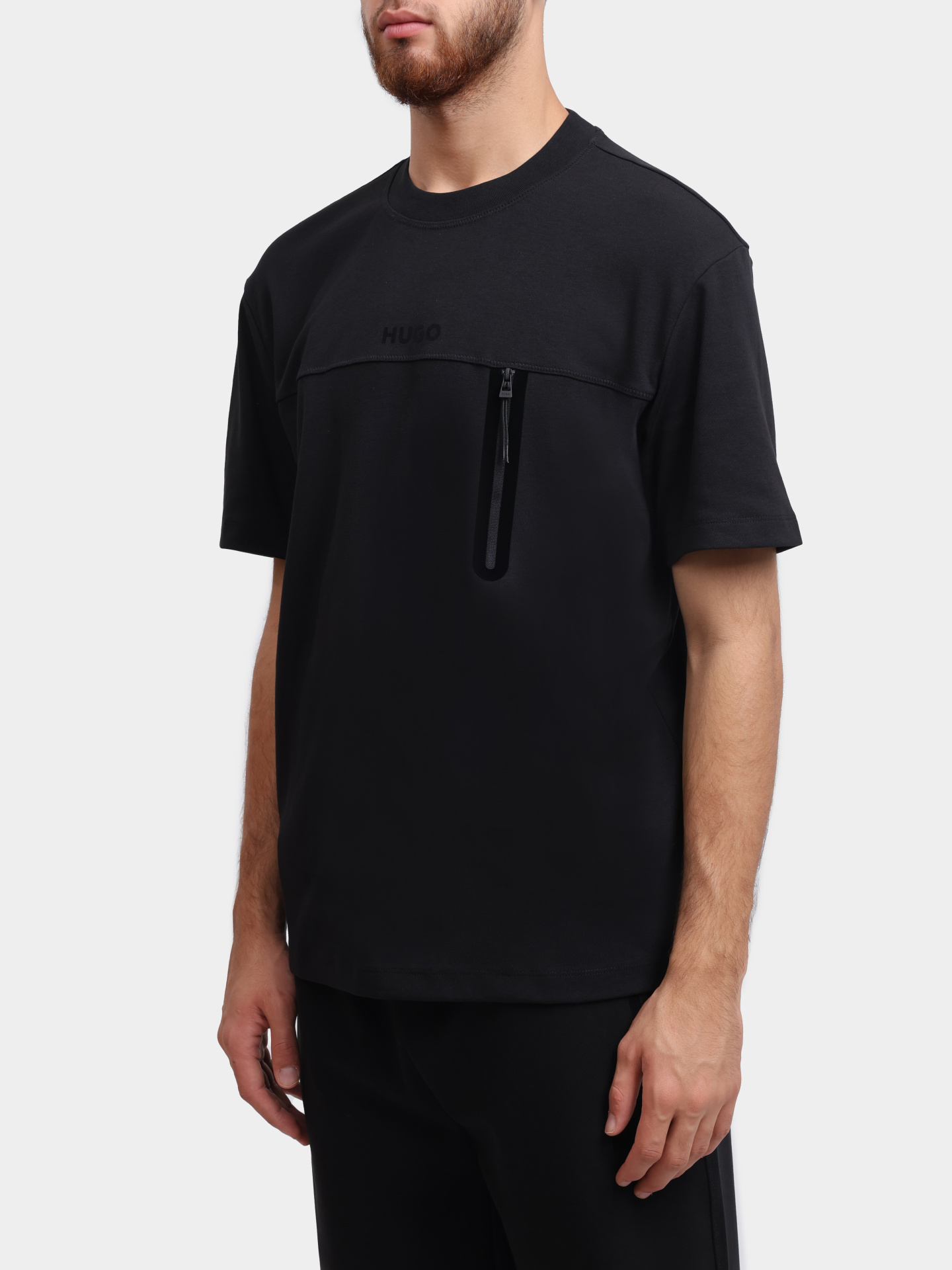 Футболка Hugo 50542298 001 черная мужская — купить в интернет-магазине Verdistore