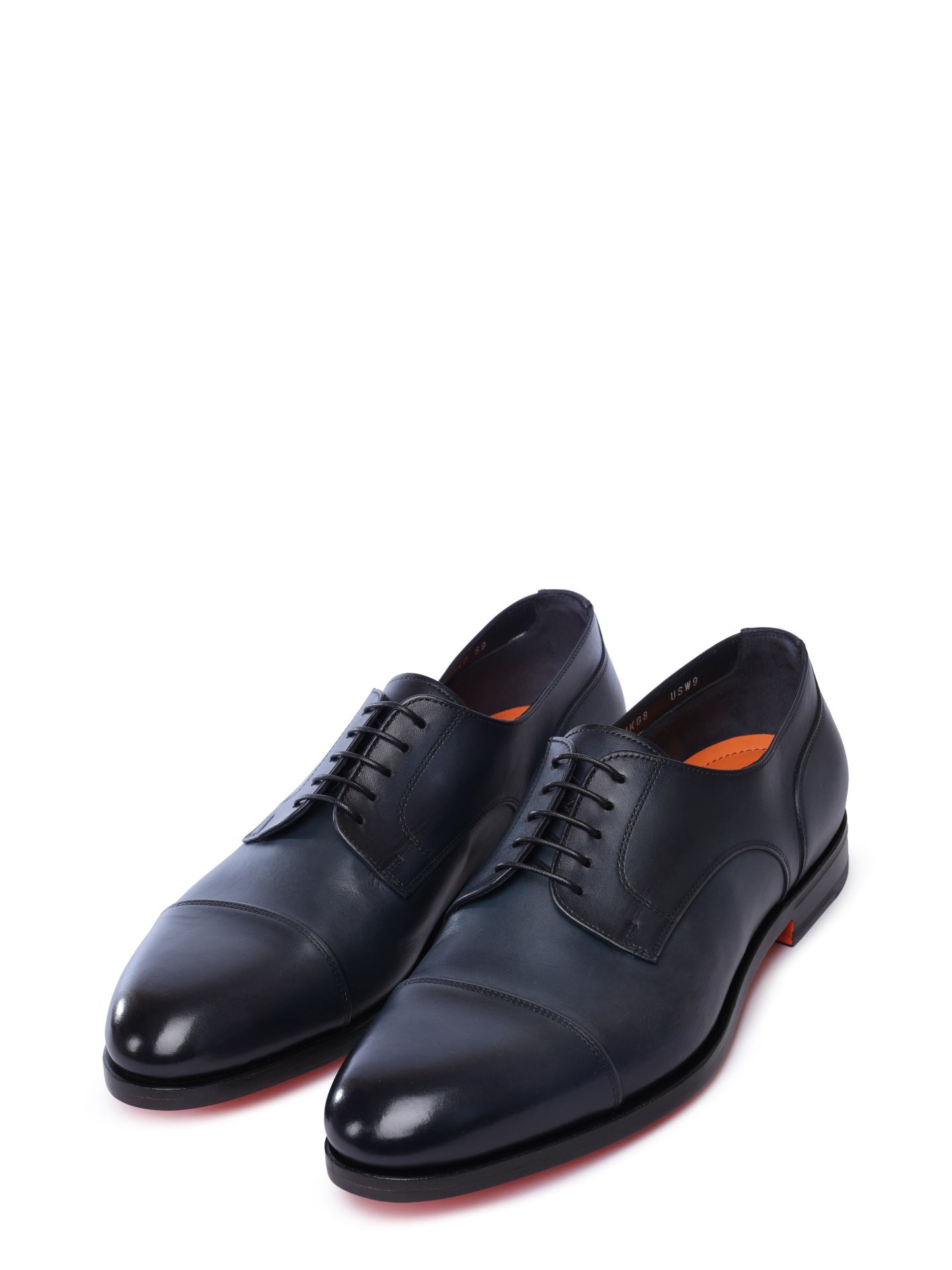 Дерби Santoni MCCG18940SA1SLASU59 кожаные мужские — купить в интернет-магазине Verdistore