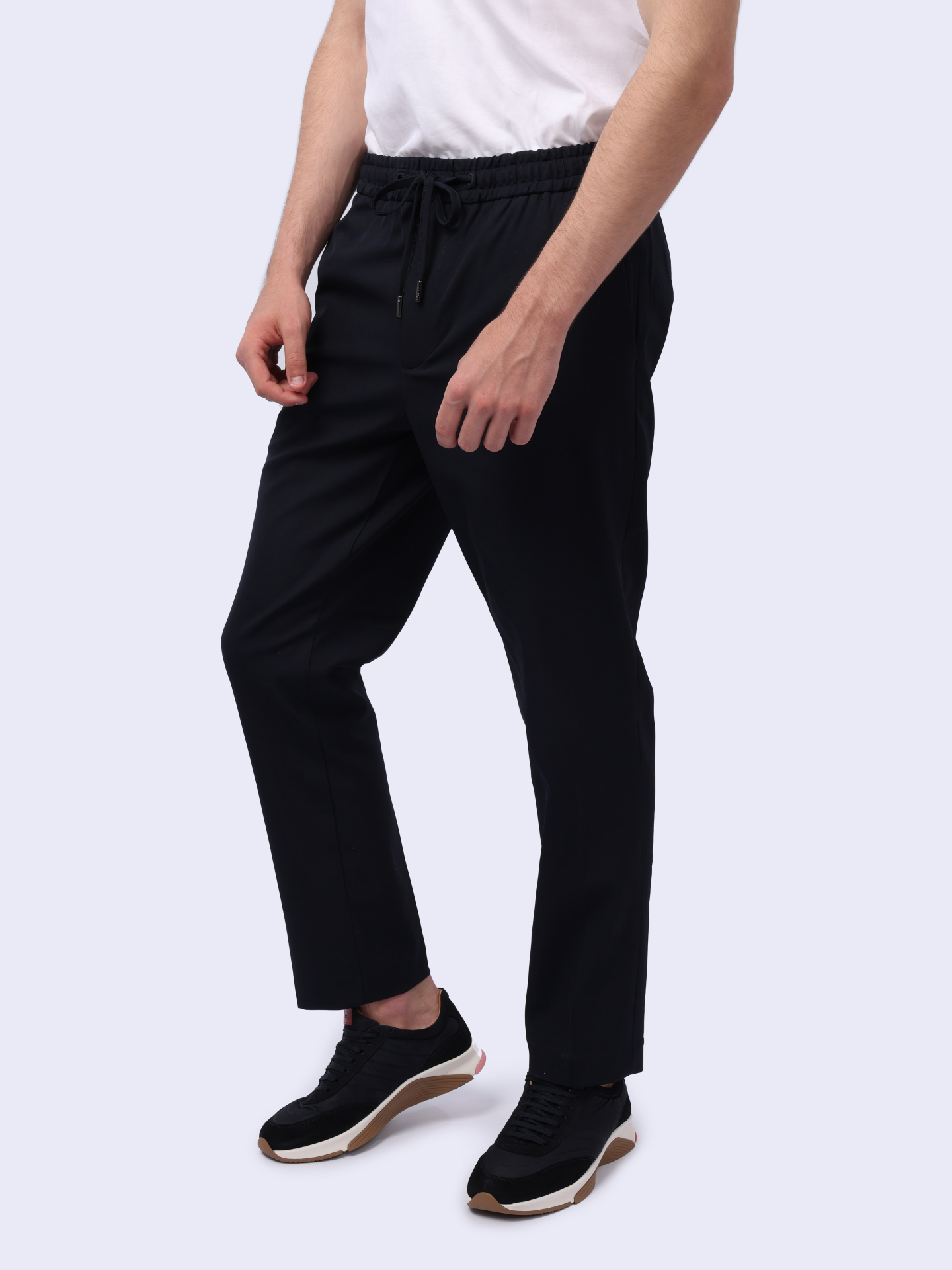 Брюки Calvin Klein K10K112655 темно-синие мужские — купить в интернет-магазине Verdistore